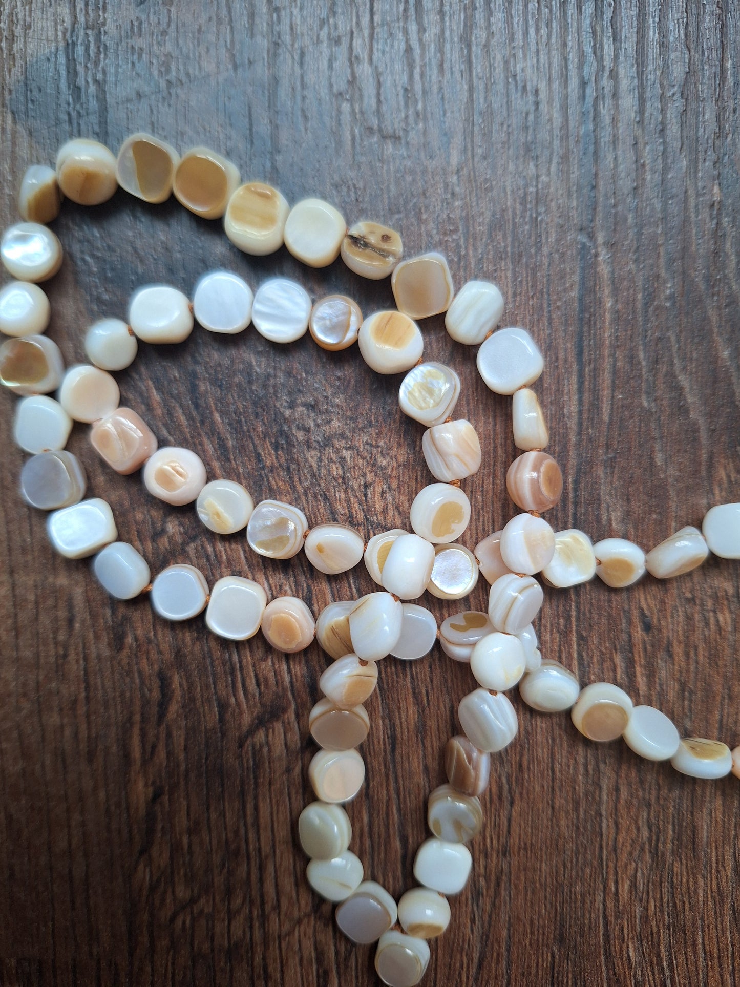 Amulet cord Mother of Pearl