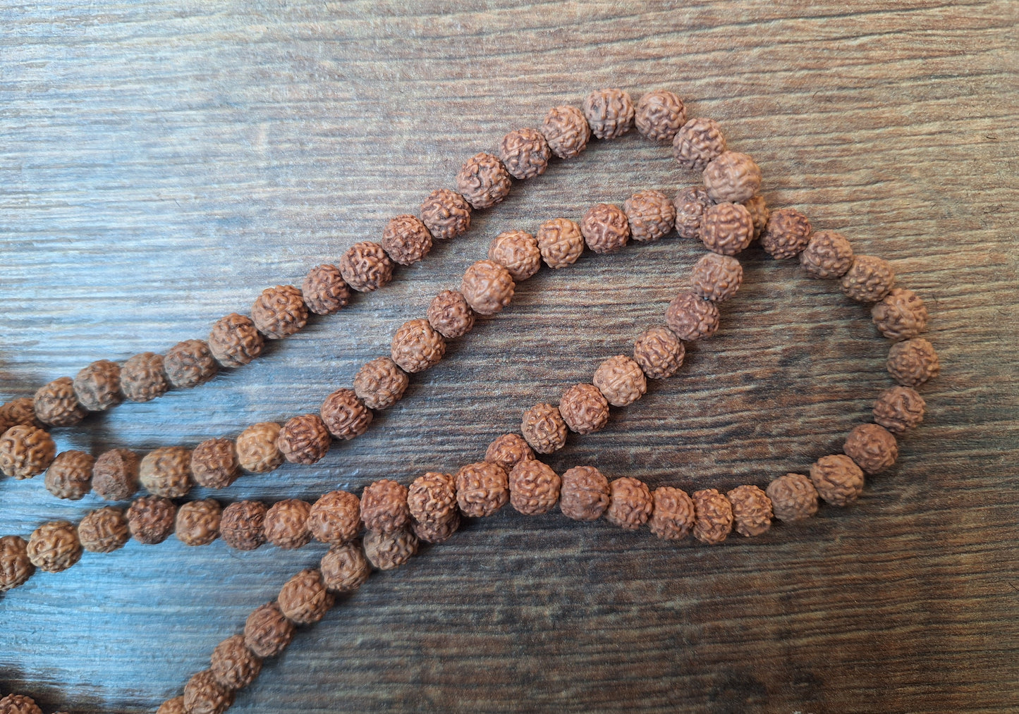 Rudraksha bead strand