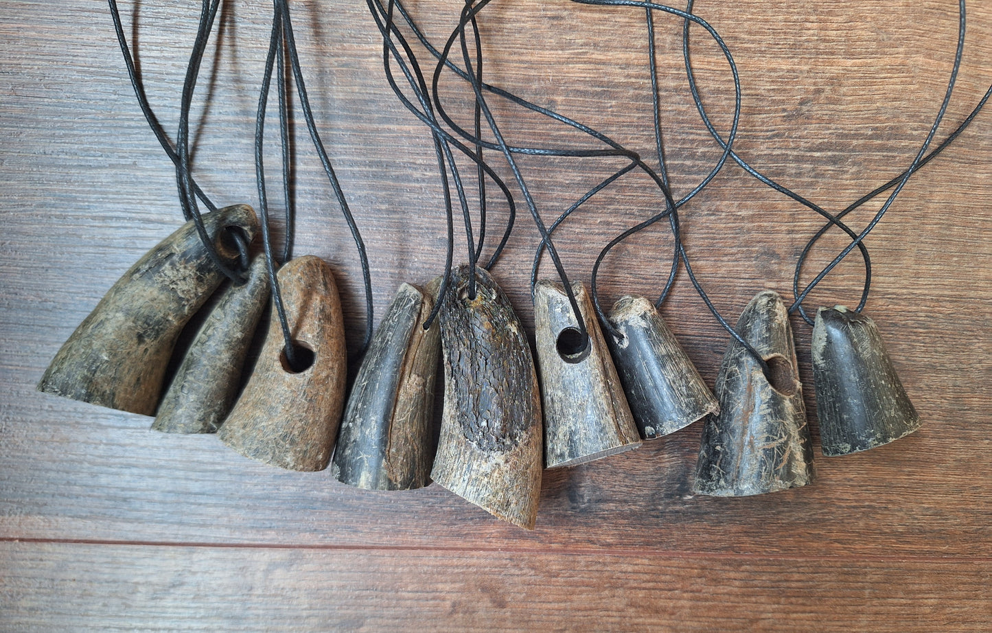 Cow horn pendants