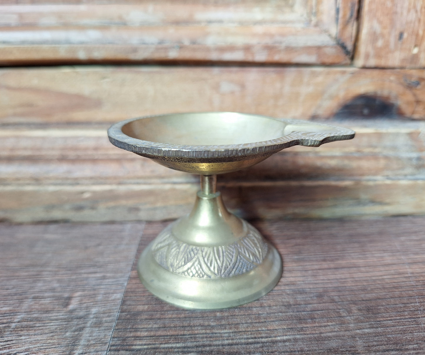 Brass oil or ghee lamp