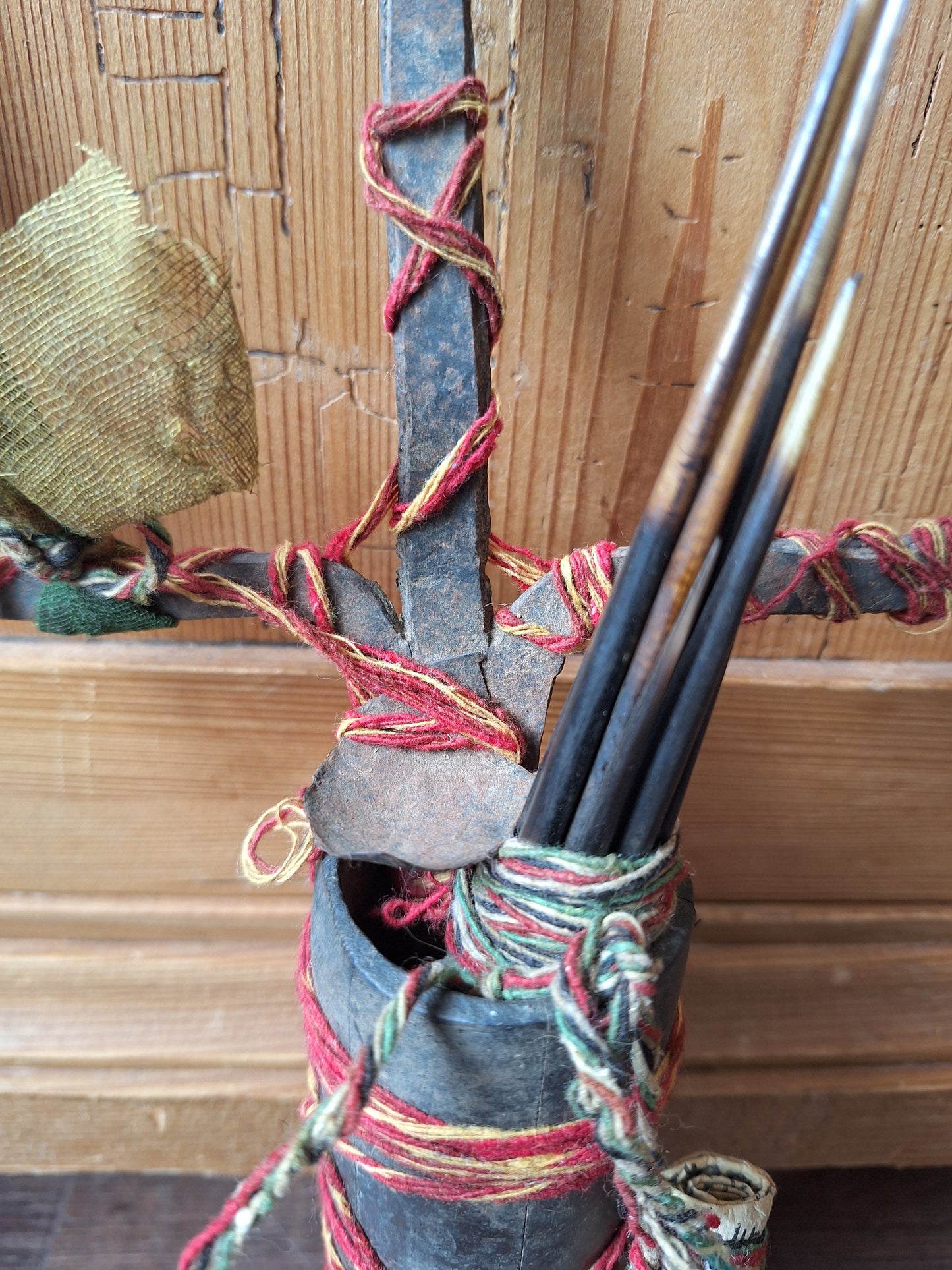Old Nepalese shamanic trident set #1