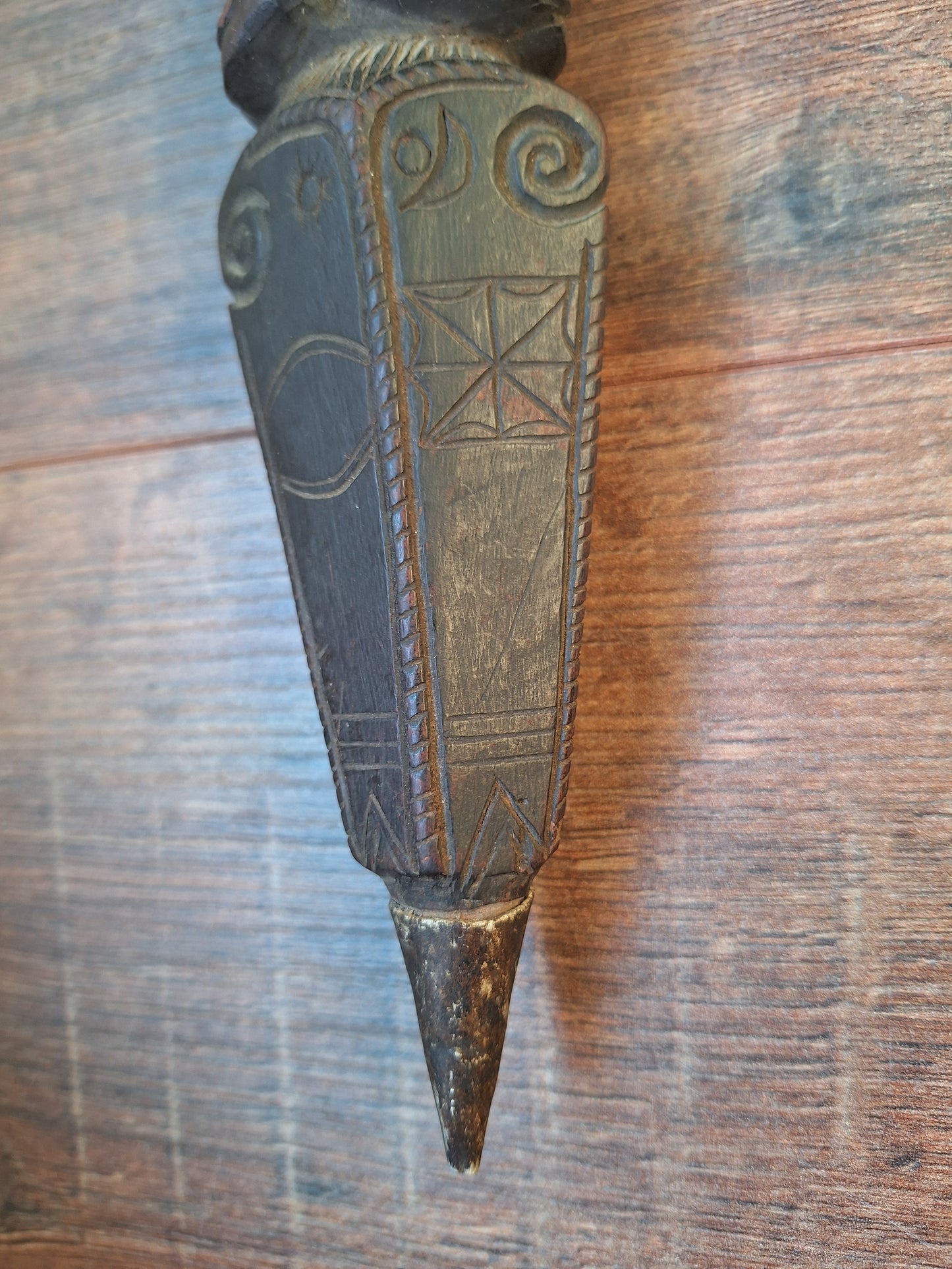 Old wooden phurba #53