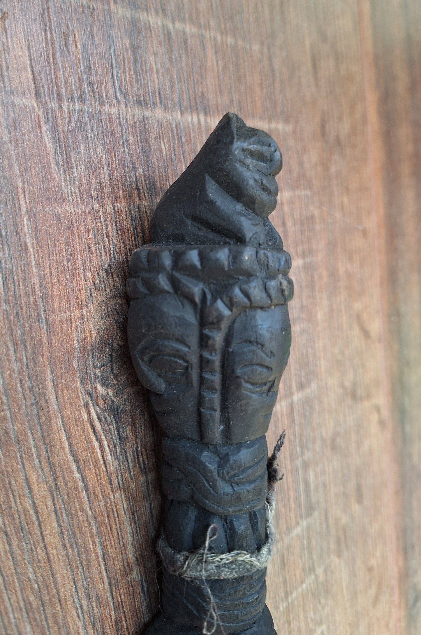 Antique wooden phurba #46