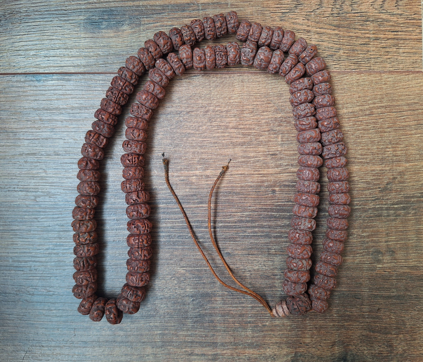 Vintage Nepalese rudraksha mala #23