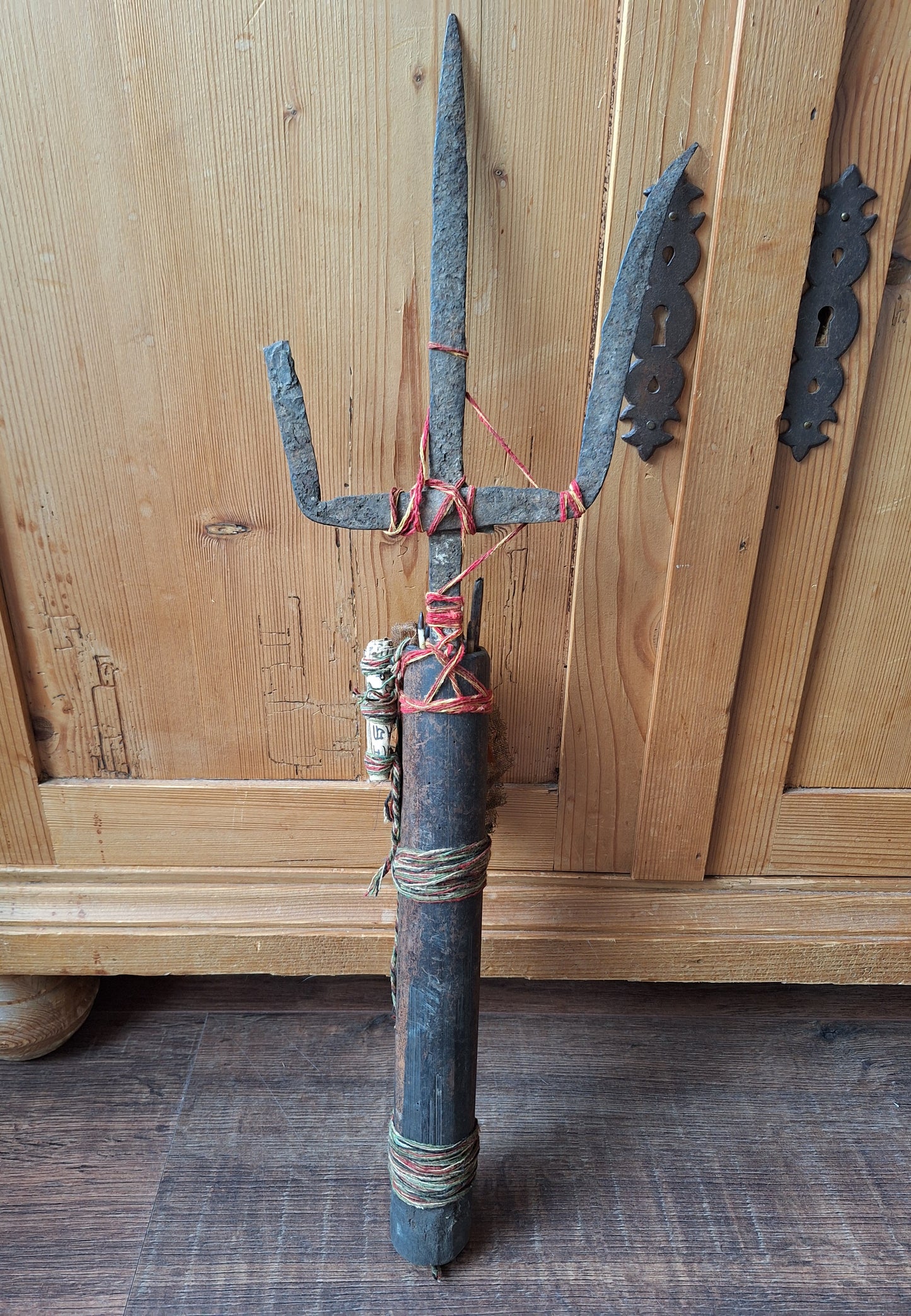 Old Nepalese shamanic trident set #3