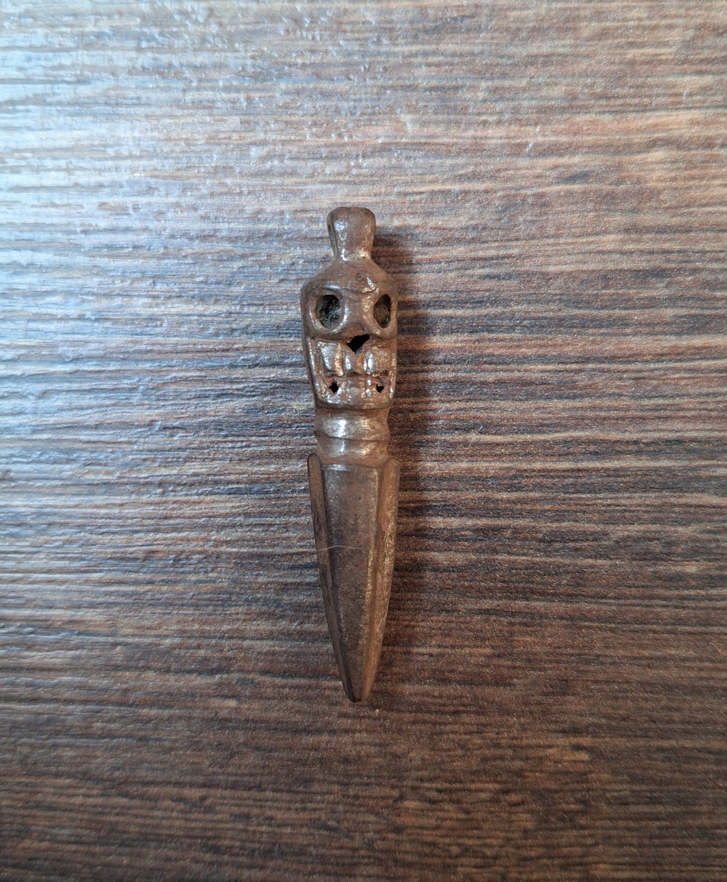 Old iron phurba pendant