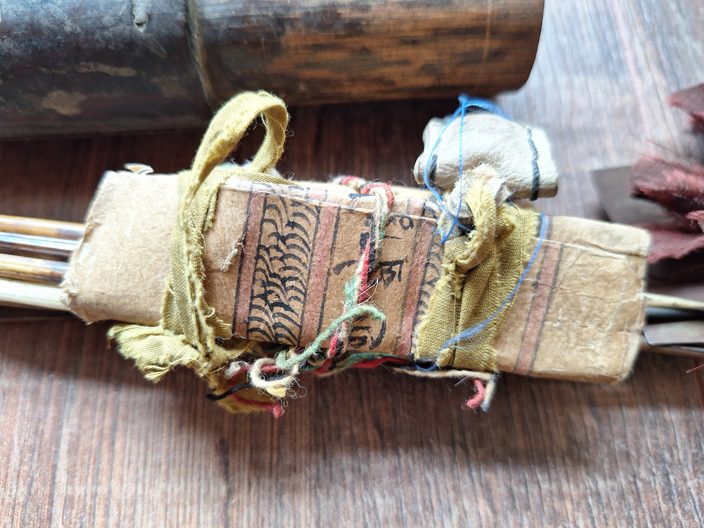 Old Nepalese shamanic trident set #4