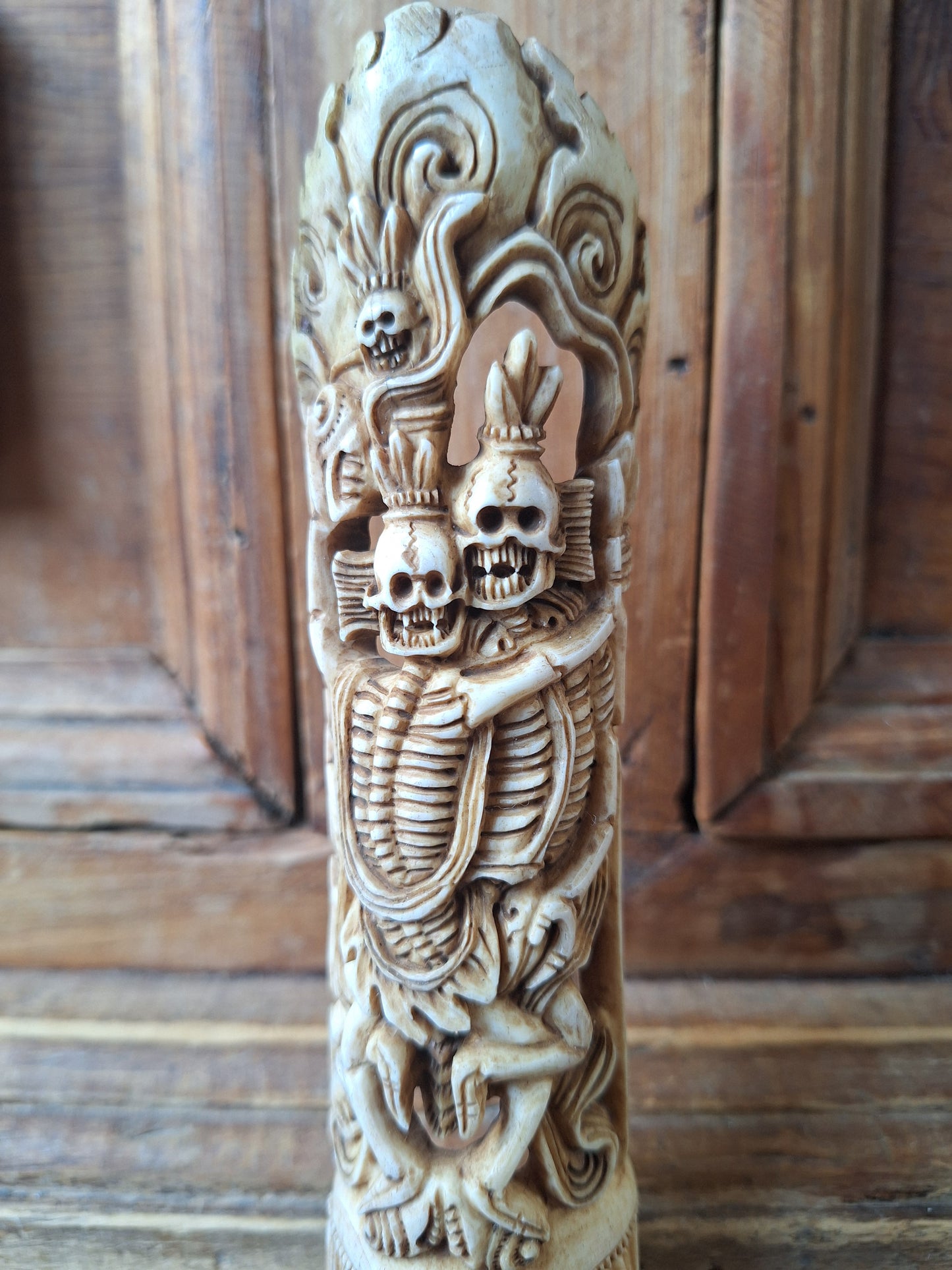 Bone carving Citipati