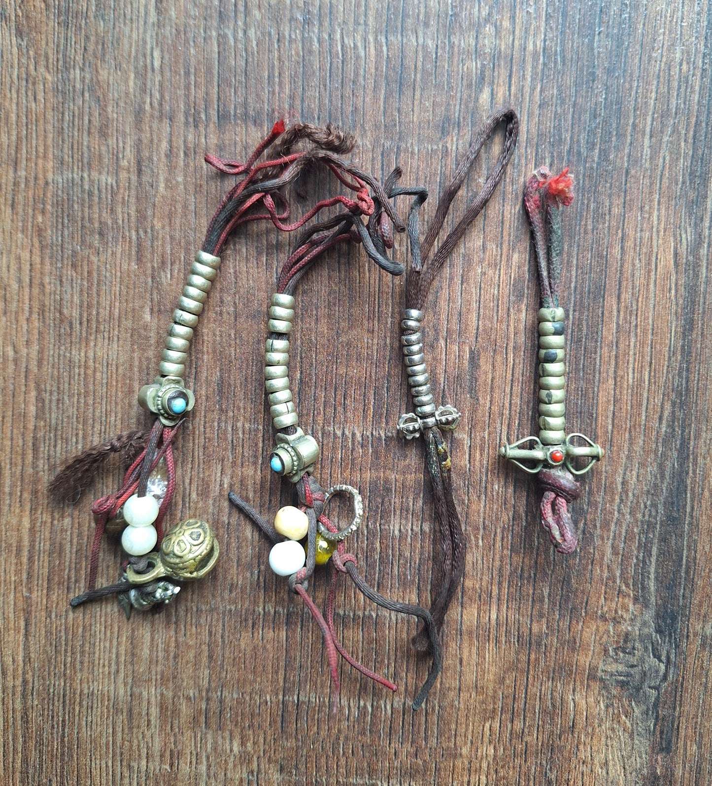 Vintage mala counters, crafting set