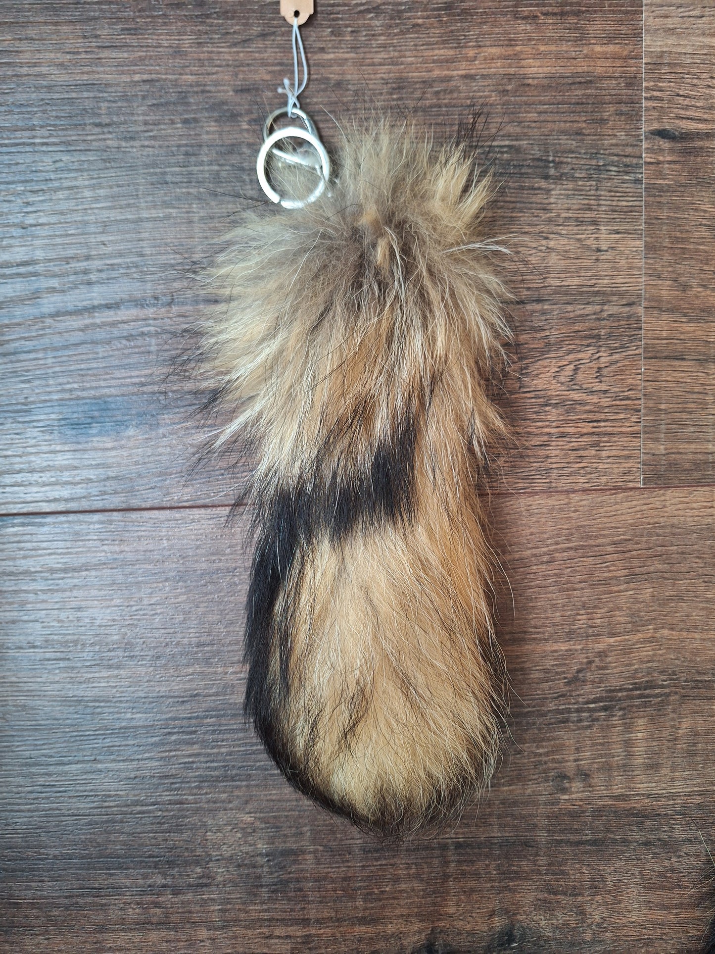 Fox tail tip keychains