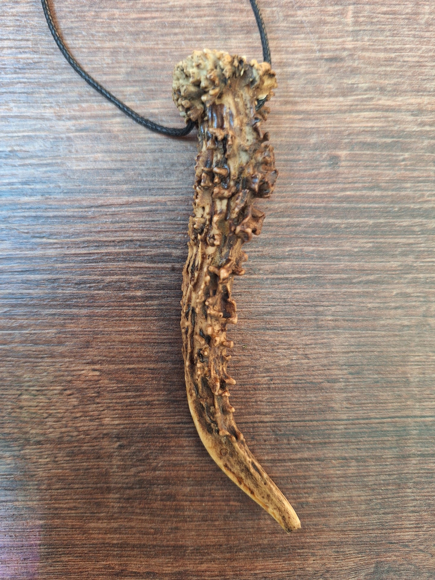 Roe deer antler necklaces