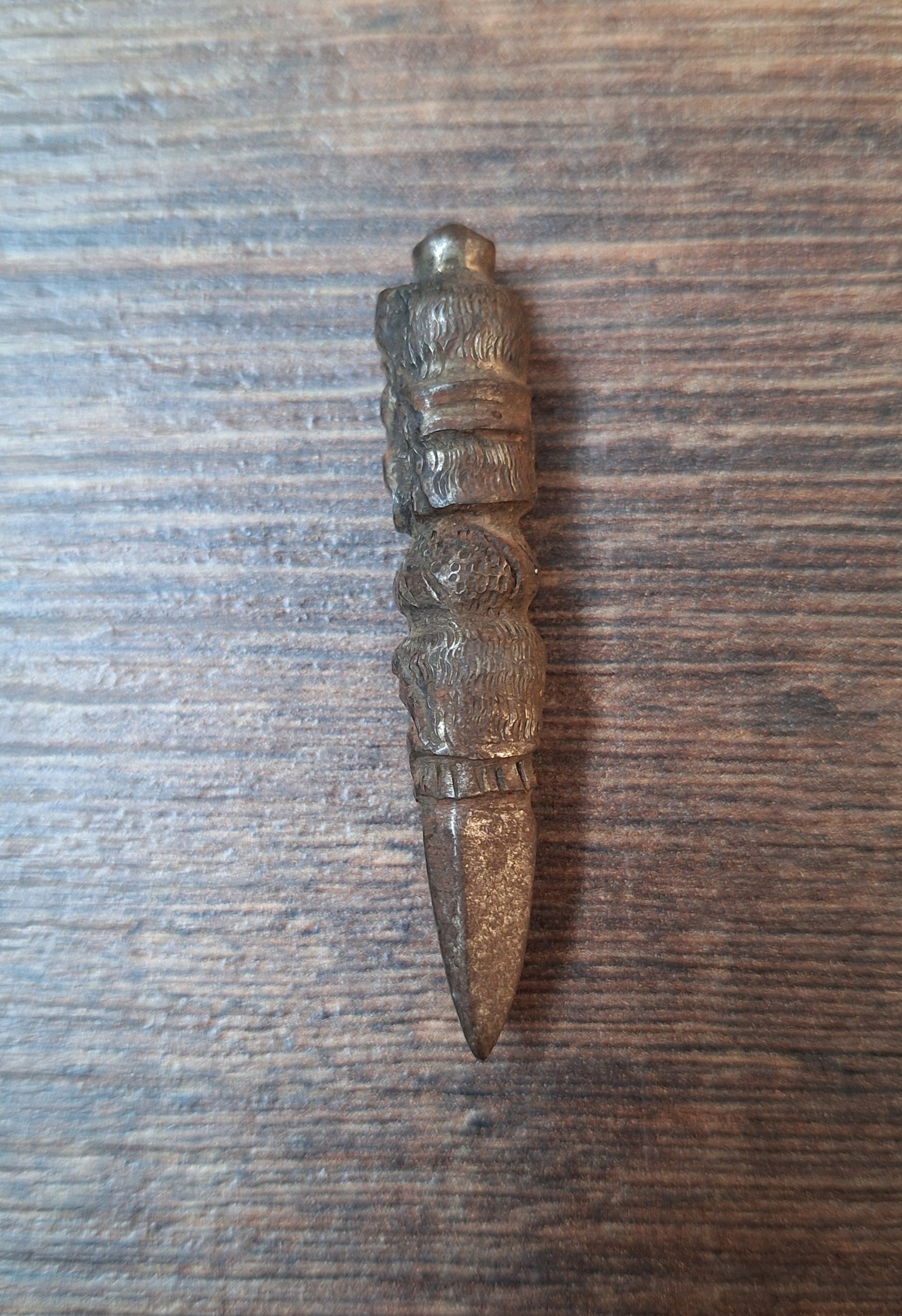 Old small iron phurba