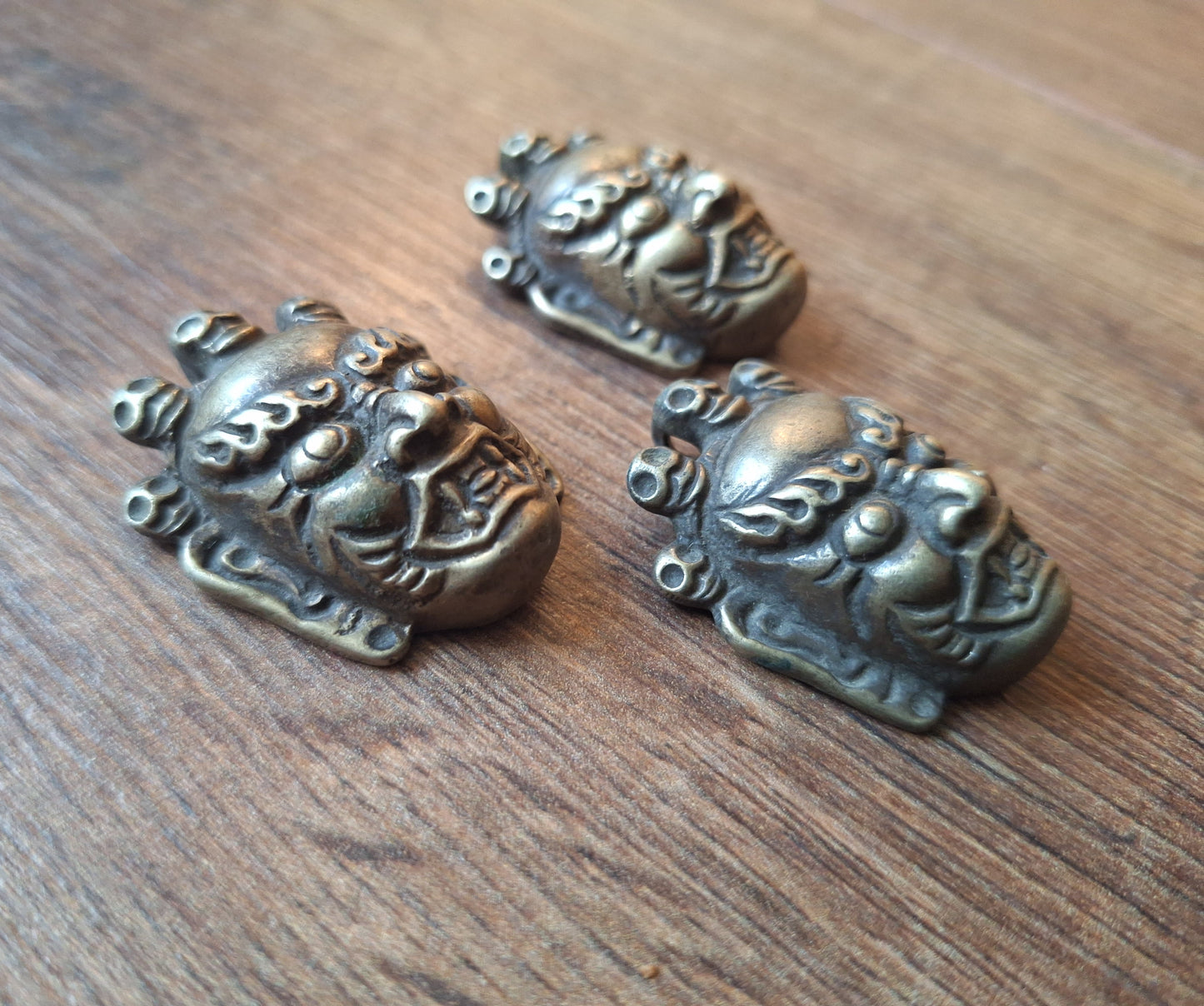 Bronze pendant Mahakala