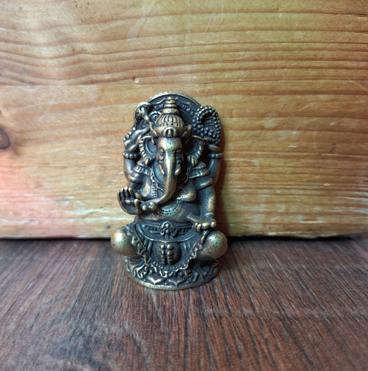 Small bronze Ganesha figurine