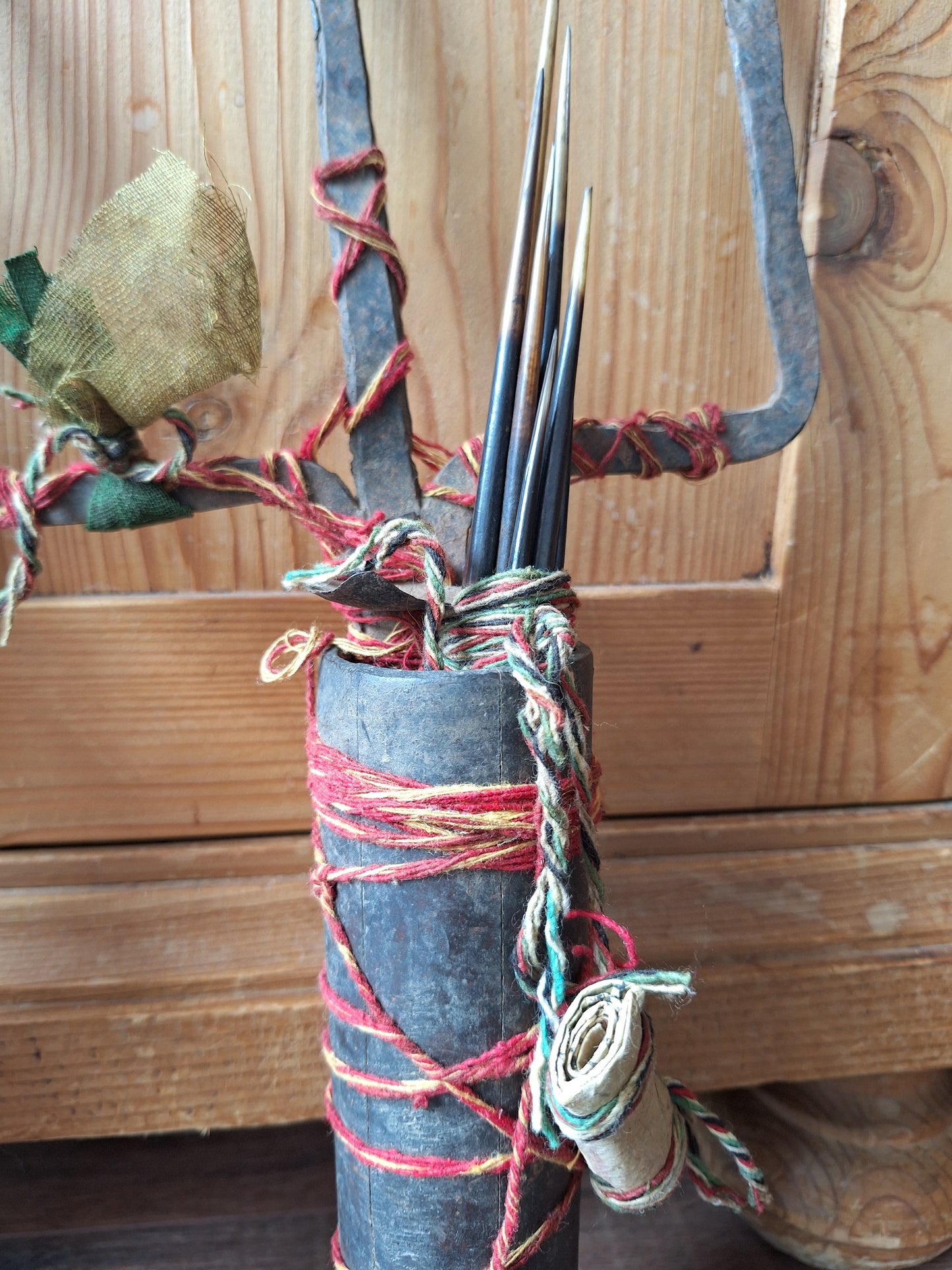 Old Nepalese shamanic trident set #1