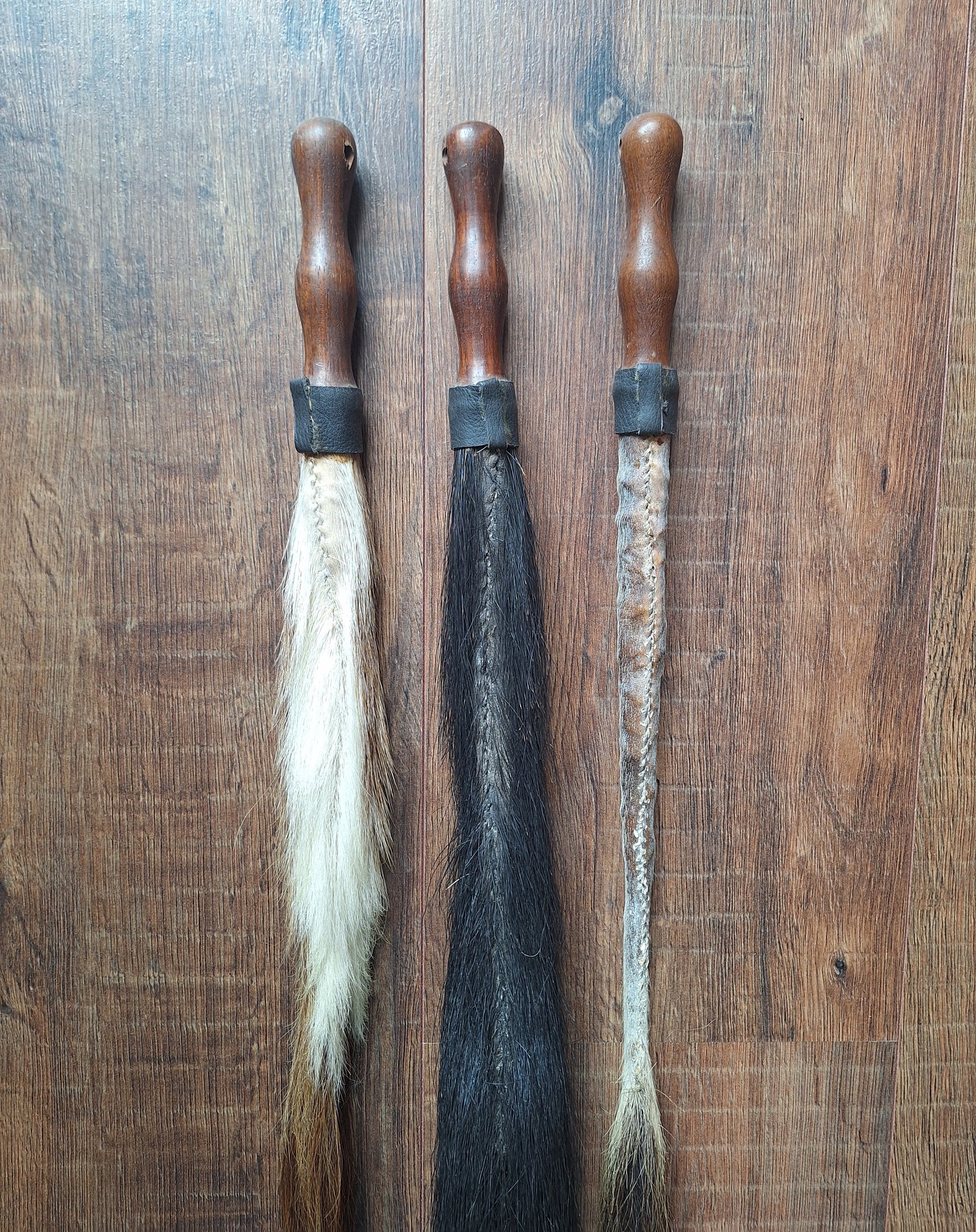 Vintage African fly whisks