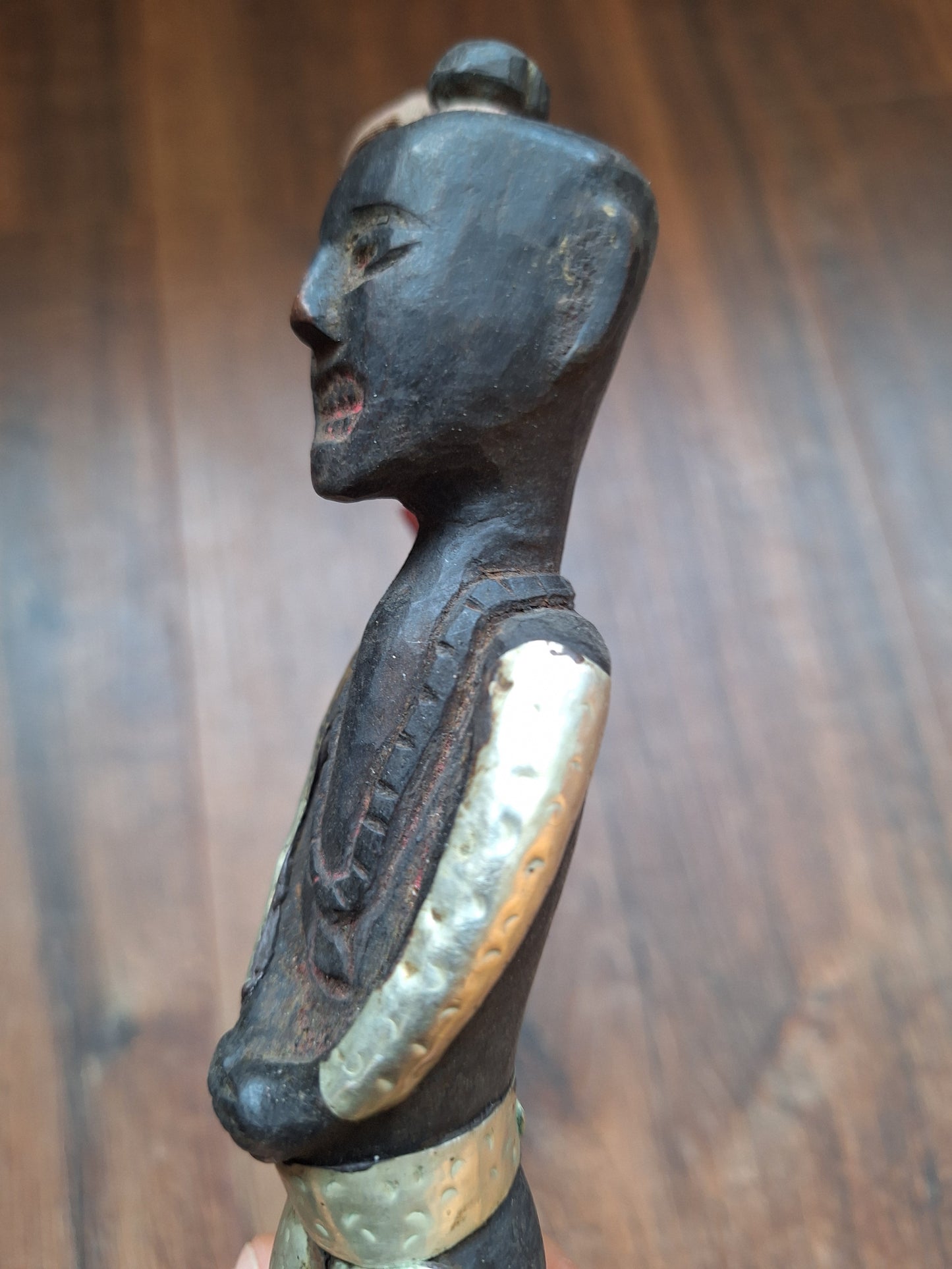 Antique wooden phurba #49