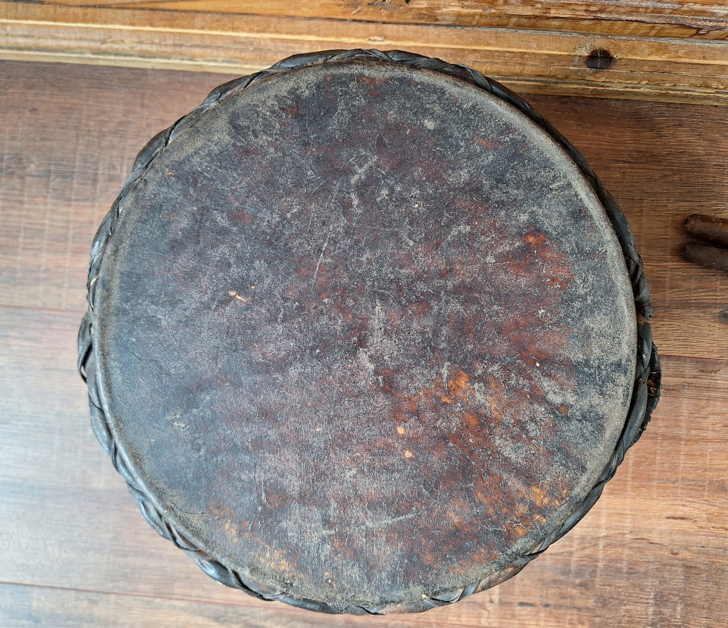 Old African traditional coptic church drum