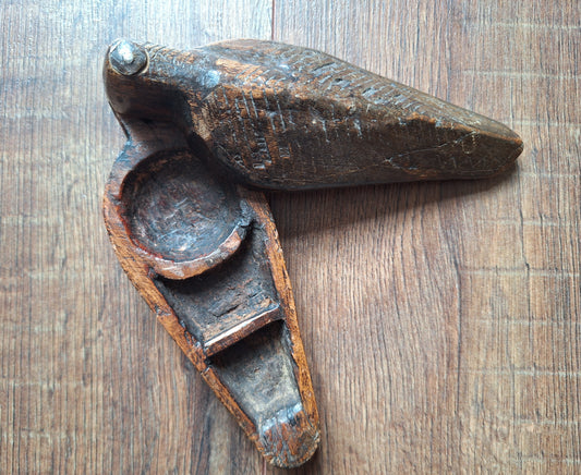 Antique Indian wooden tikka box