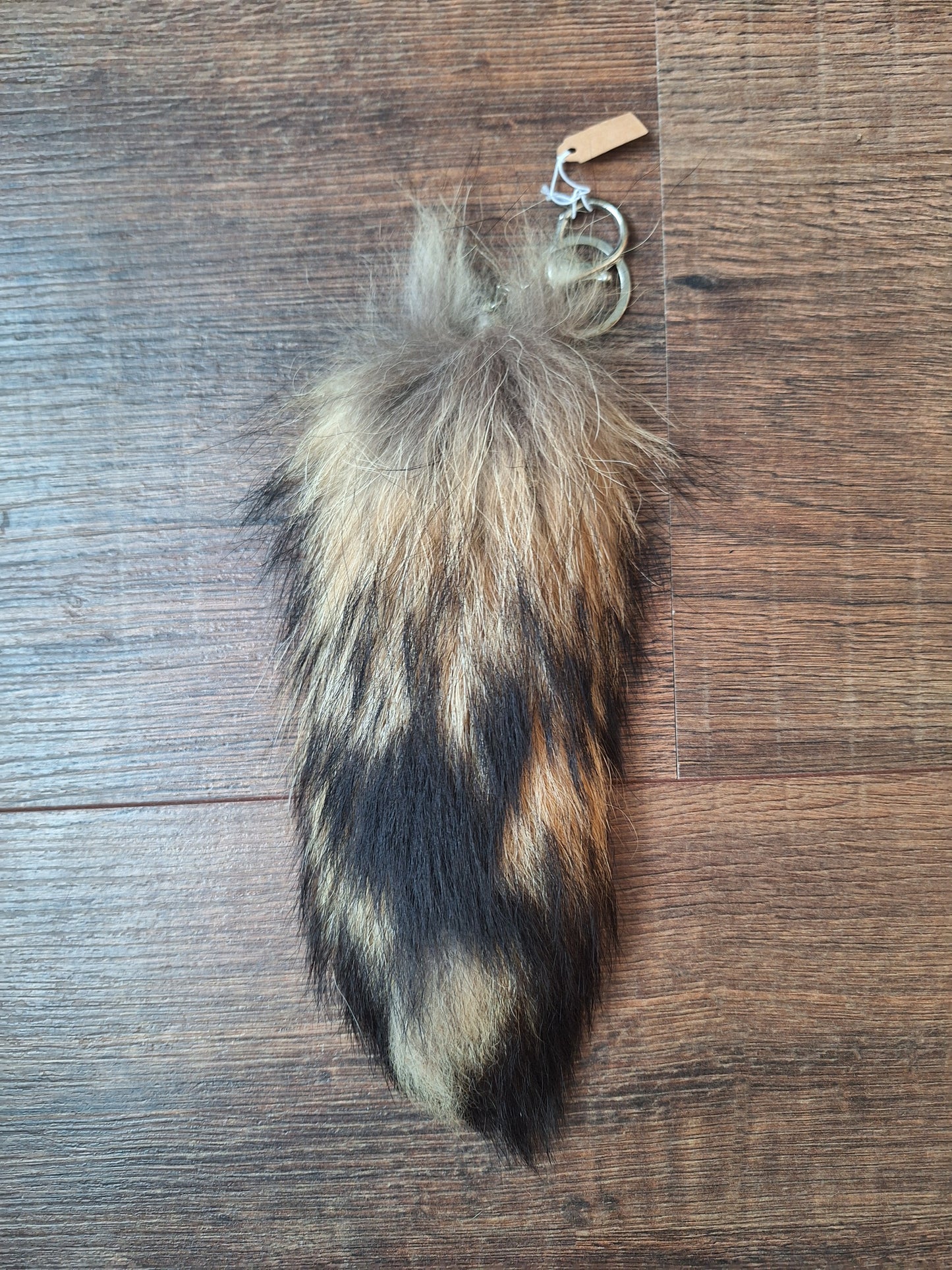 Fox tail tip keychains