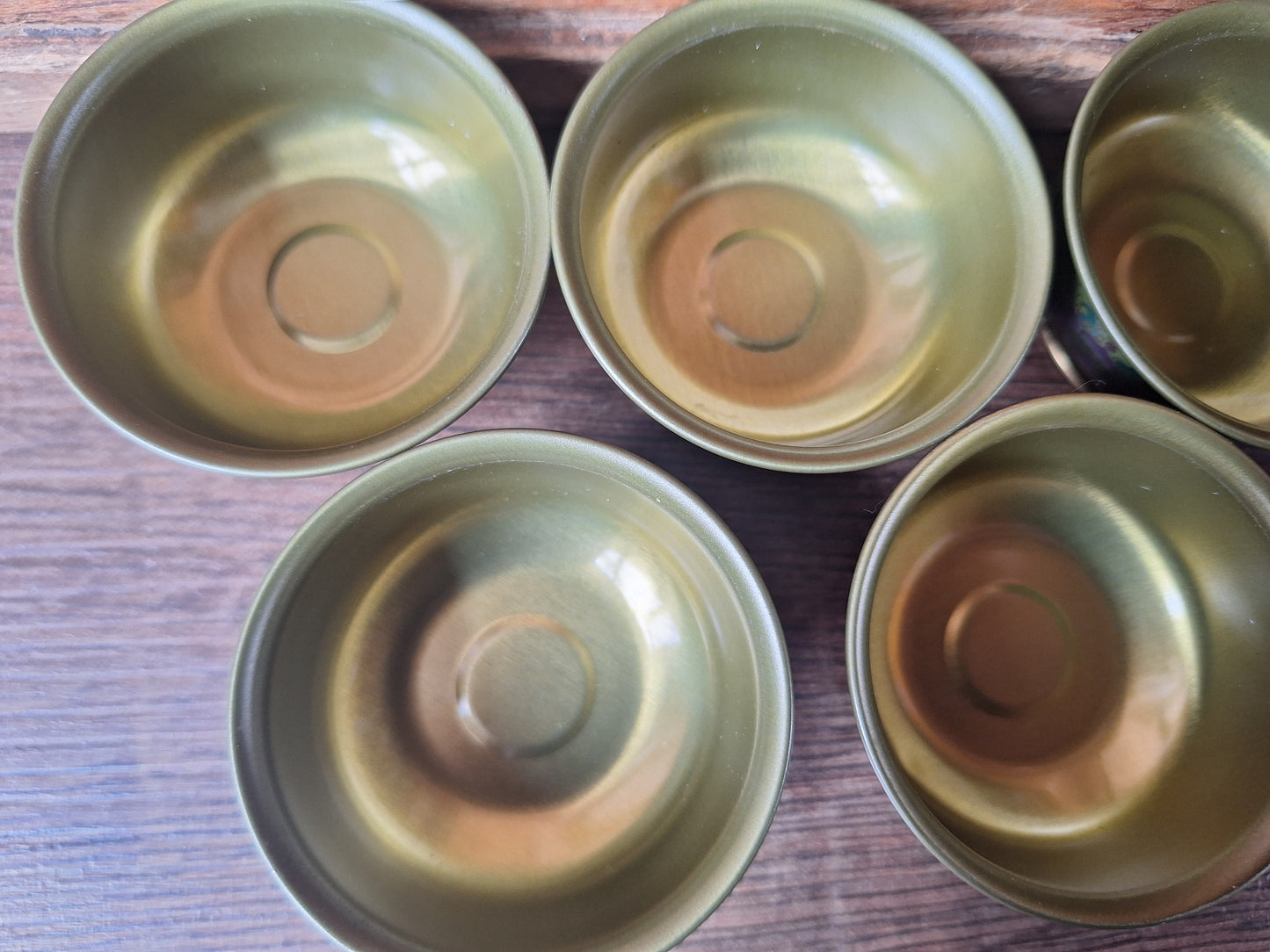 Aluminum offering bowl Lotus Flower