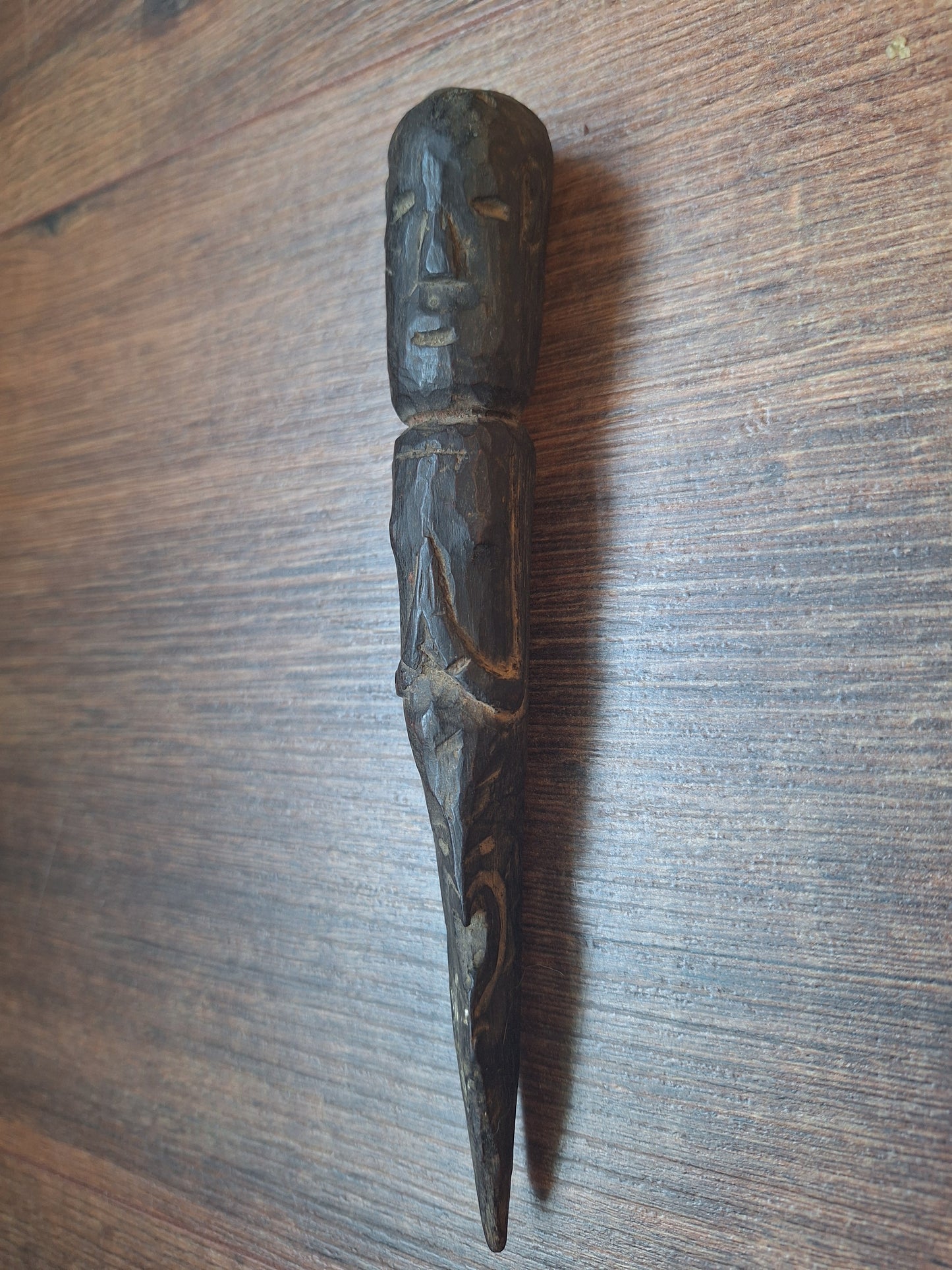 Antique wooden phurba #59