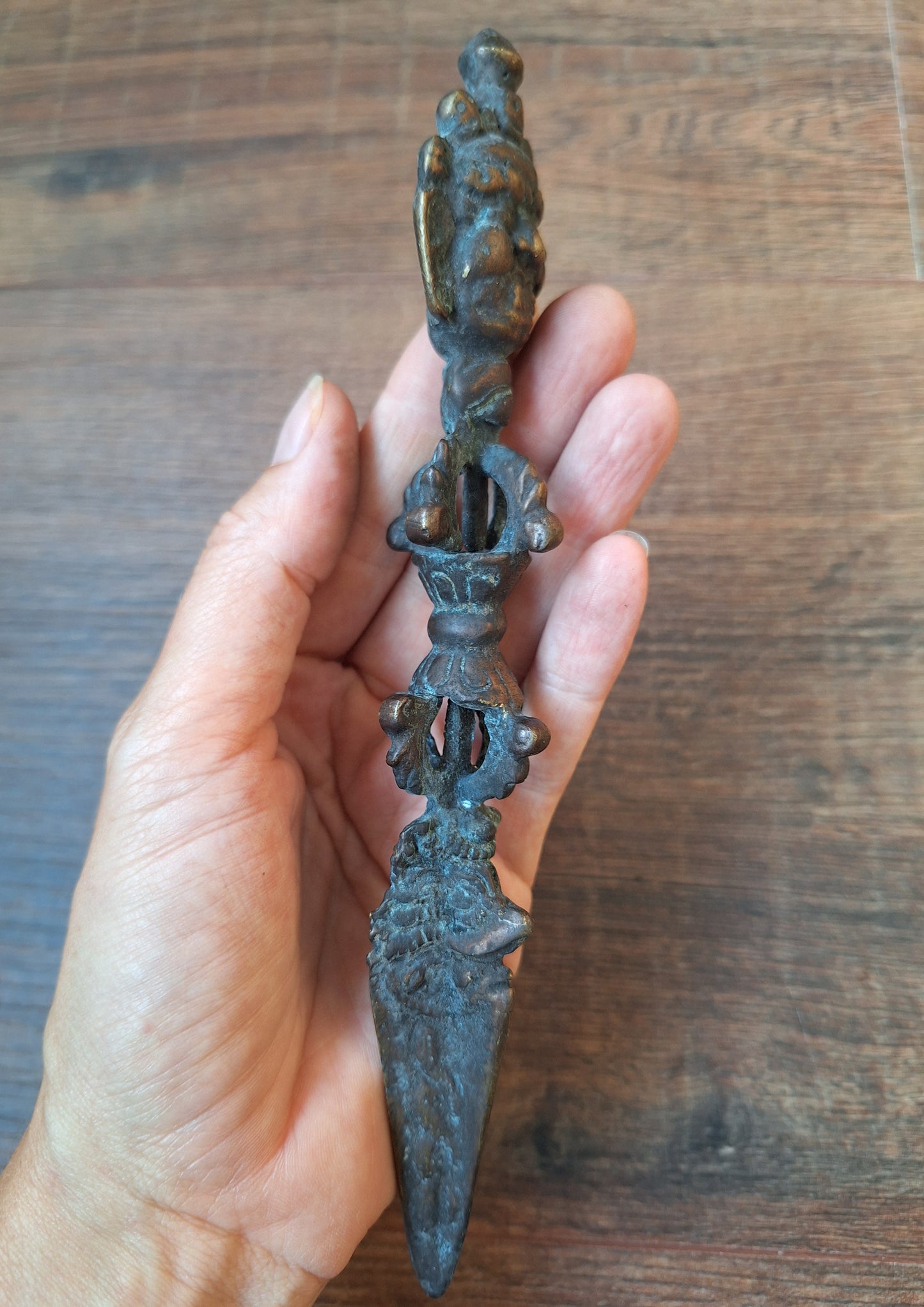 Antique bronze phurba #10