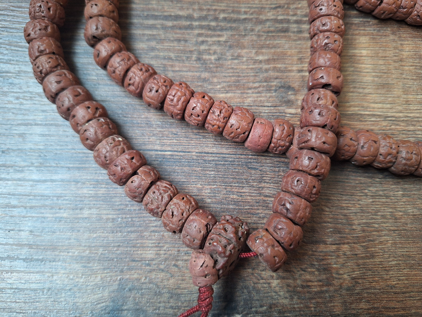 Vintage Nepalese rudraksha mala #24