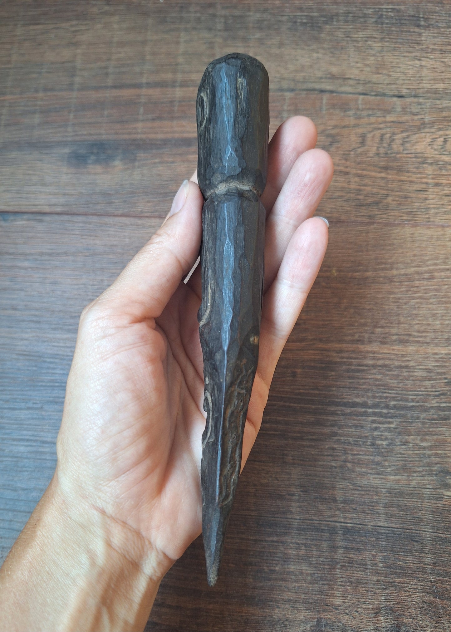 Antique wooden phurba #59