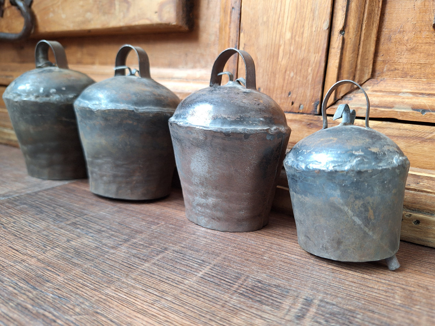 Vintage Nepalese iron yak bells