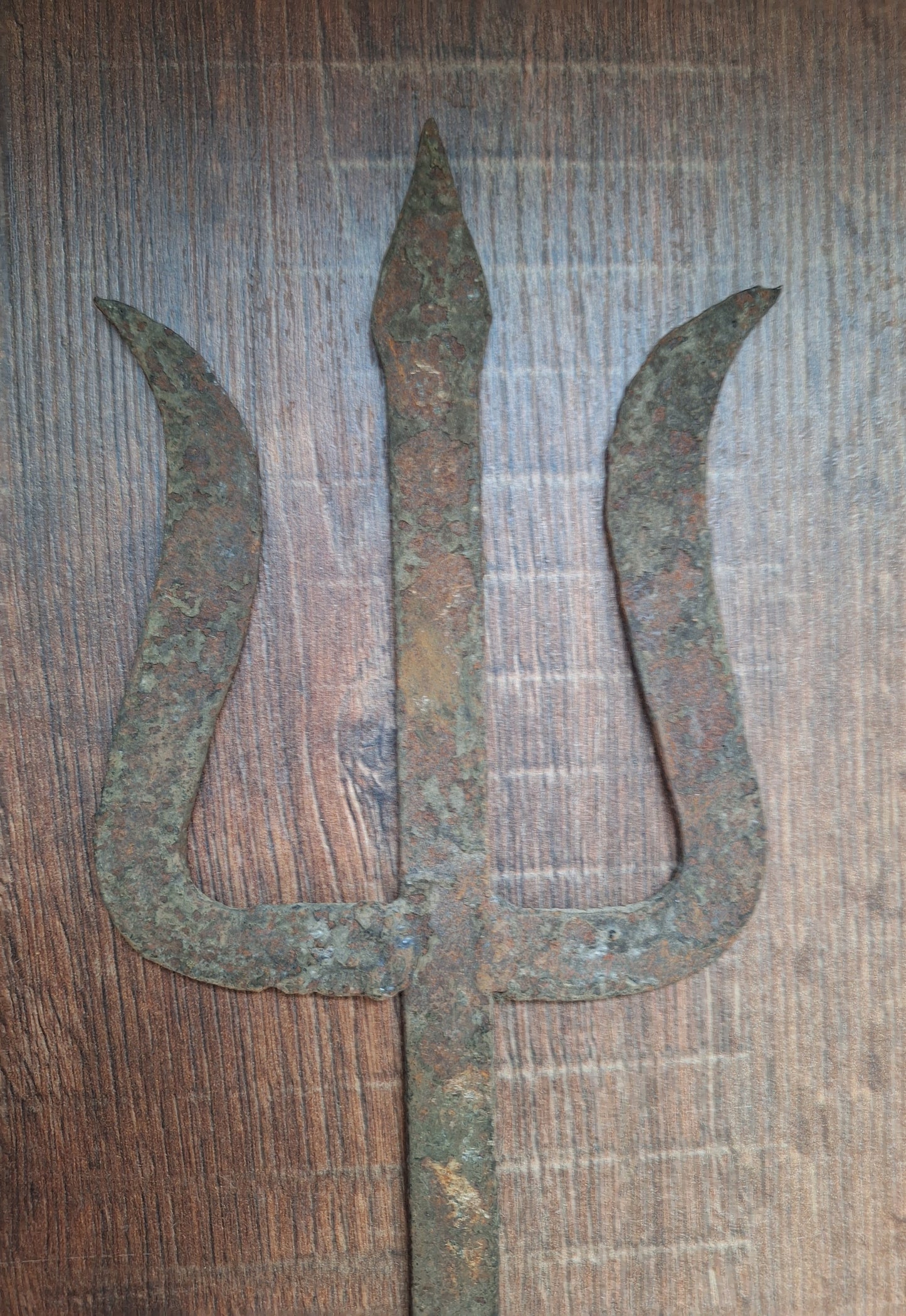 Old Nepalese iron trident 39,5 cm