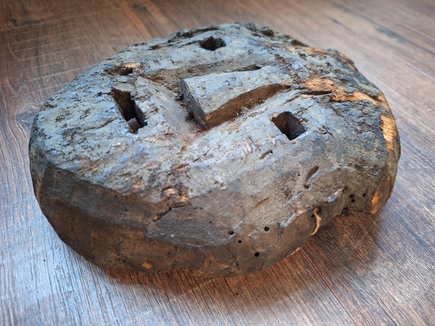 Antique Nepalese wooden mask
