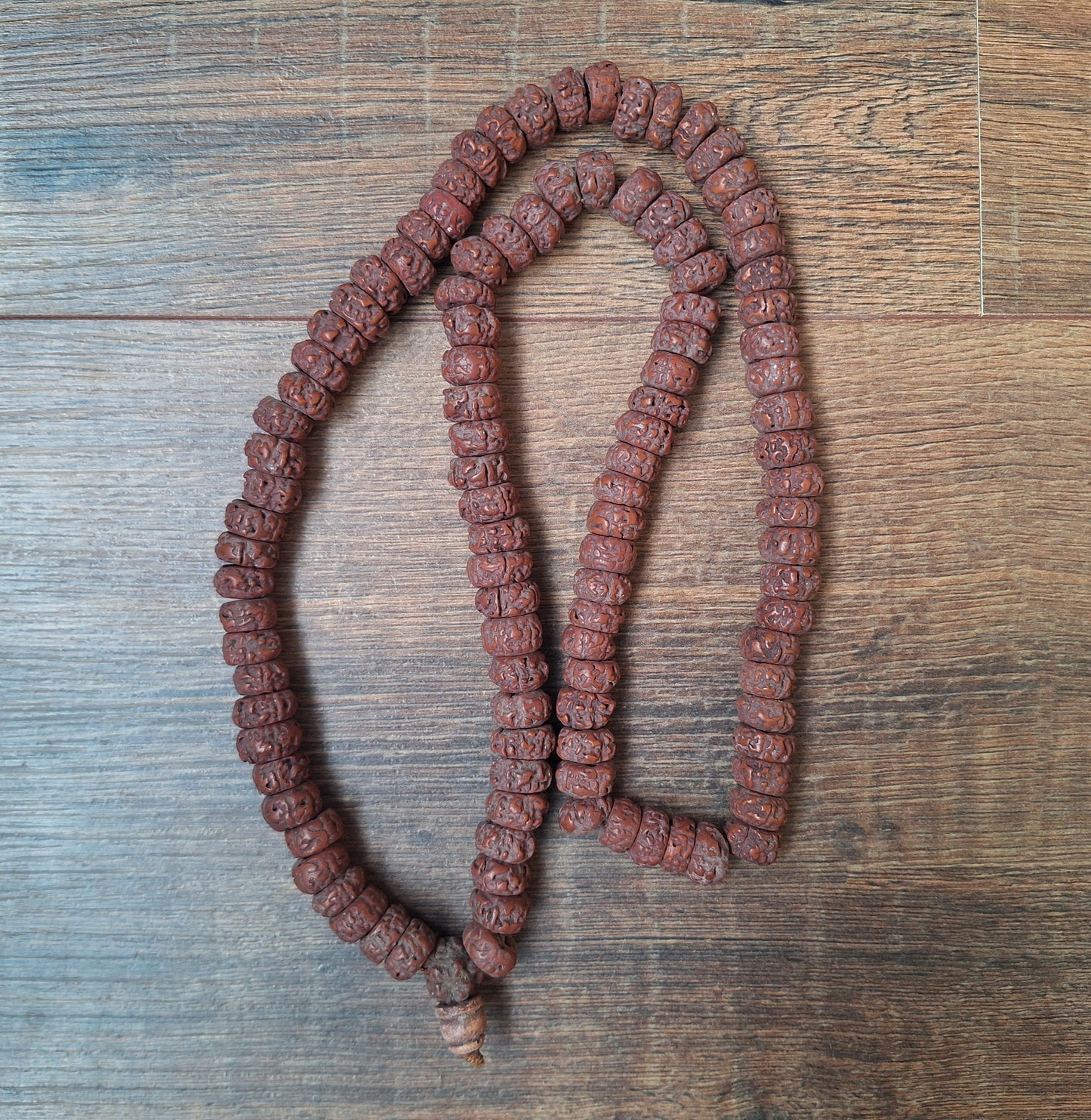 Vintage Nepalese rudraksha mala #21