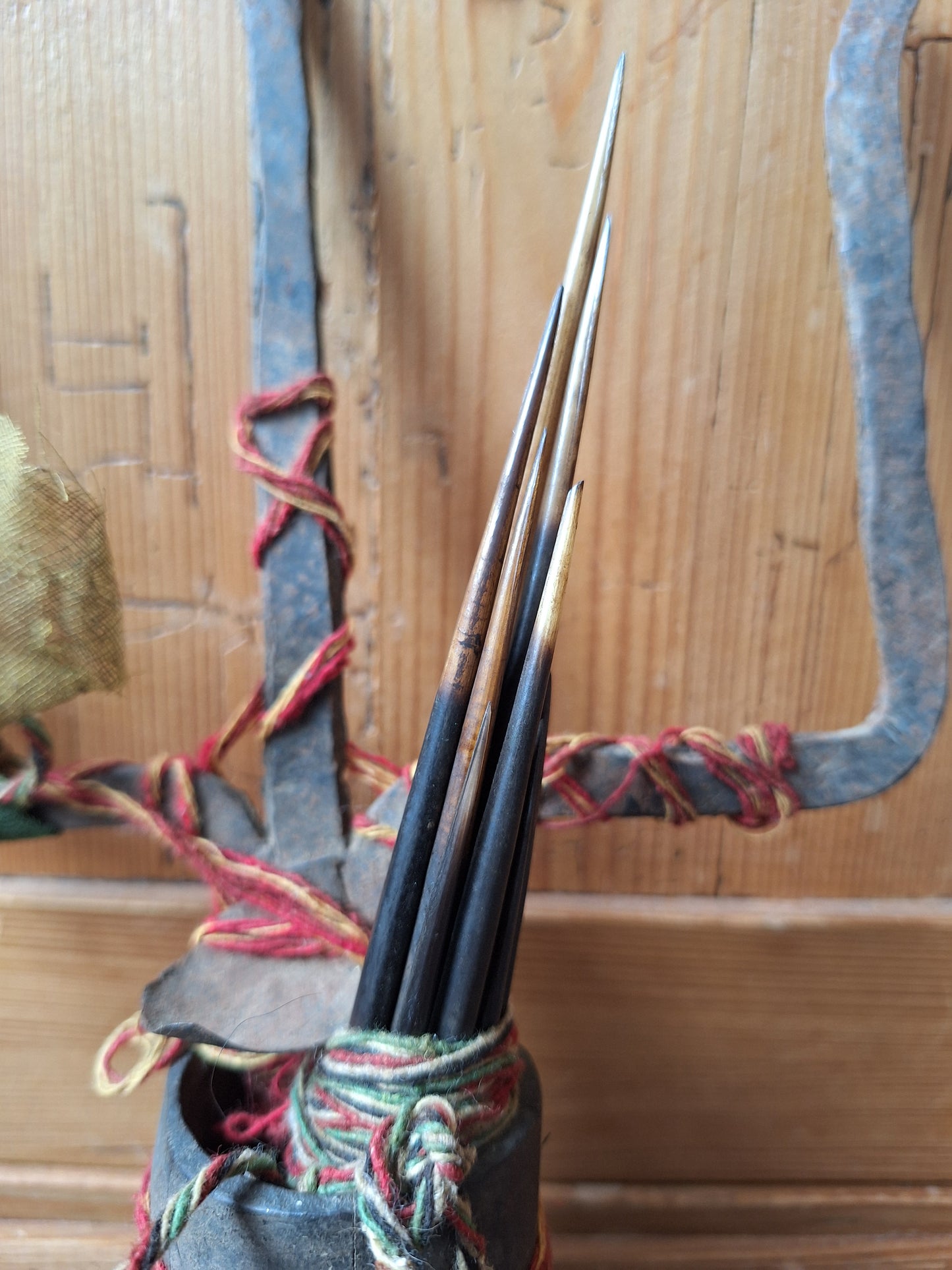 Old Nepalese shamanic trident set #1