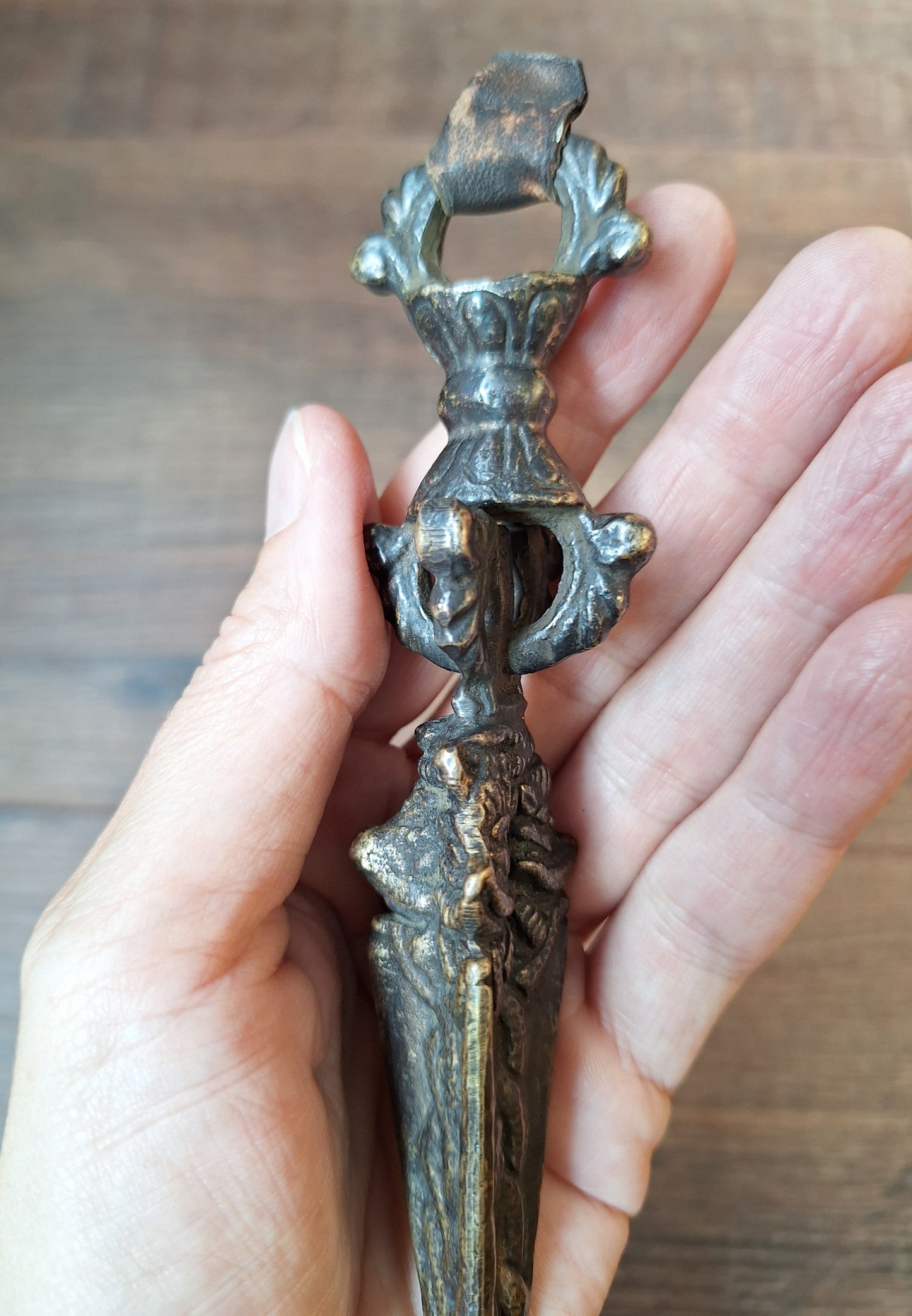 Antique bronze phurba #12
