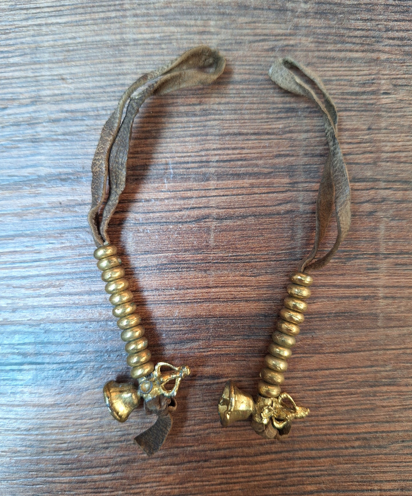 Vintage Tibetan mala counters, set of 2
