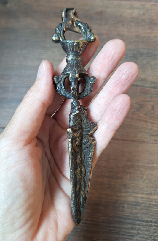 Antique bronze phurba #12