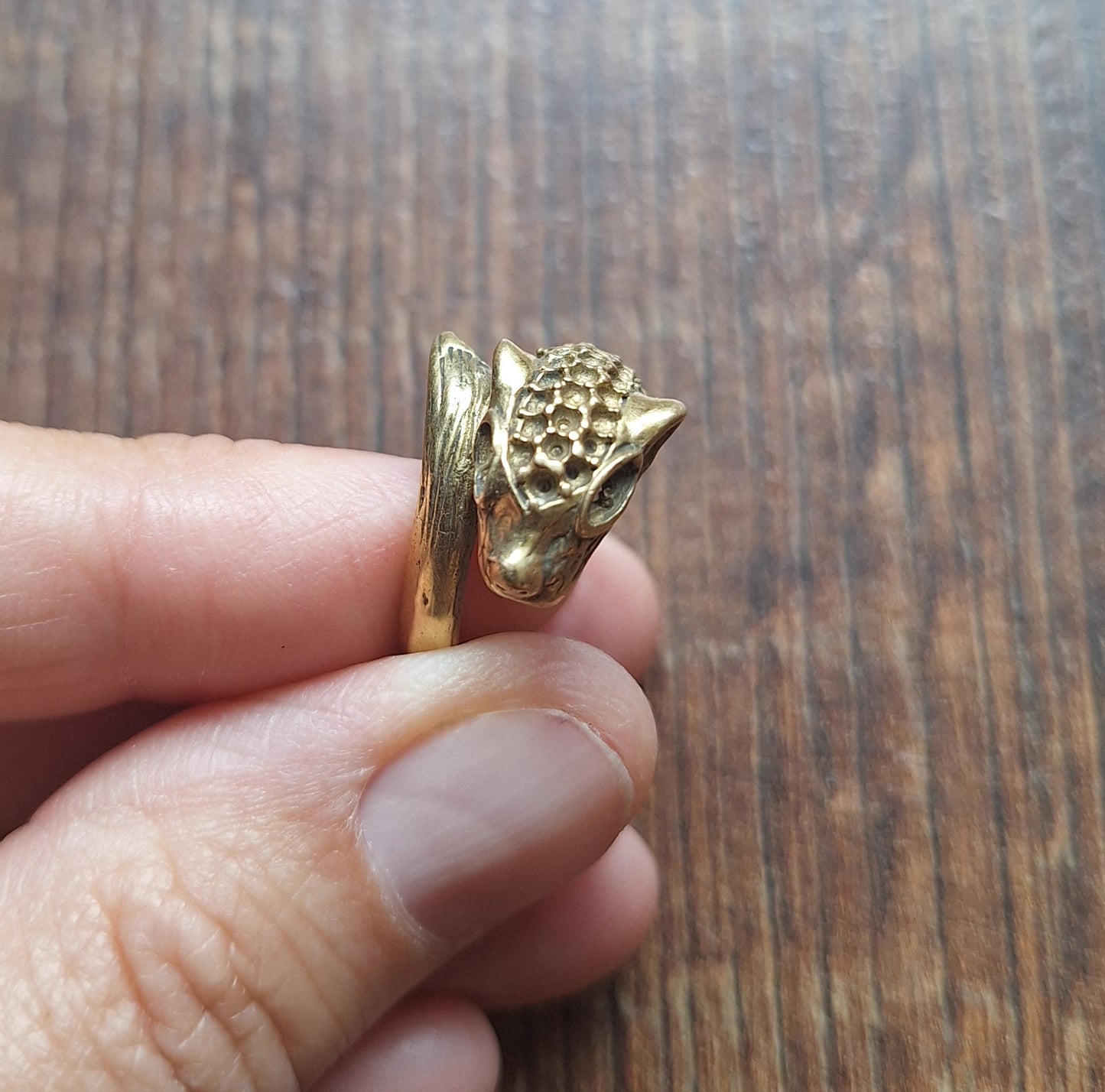Brass ring Leopard