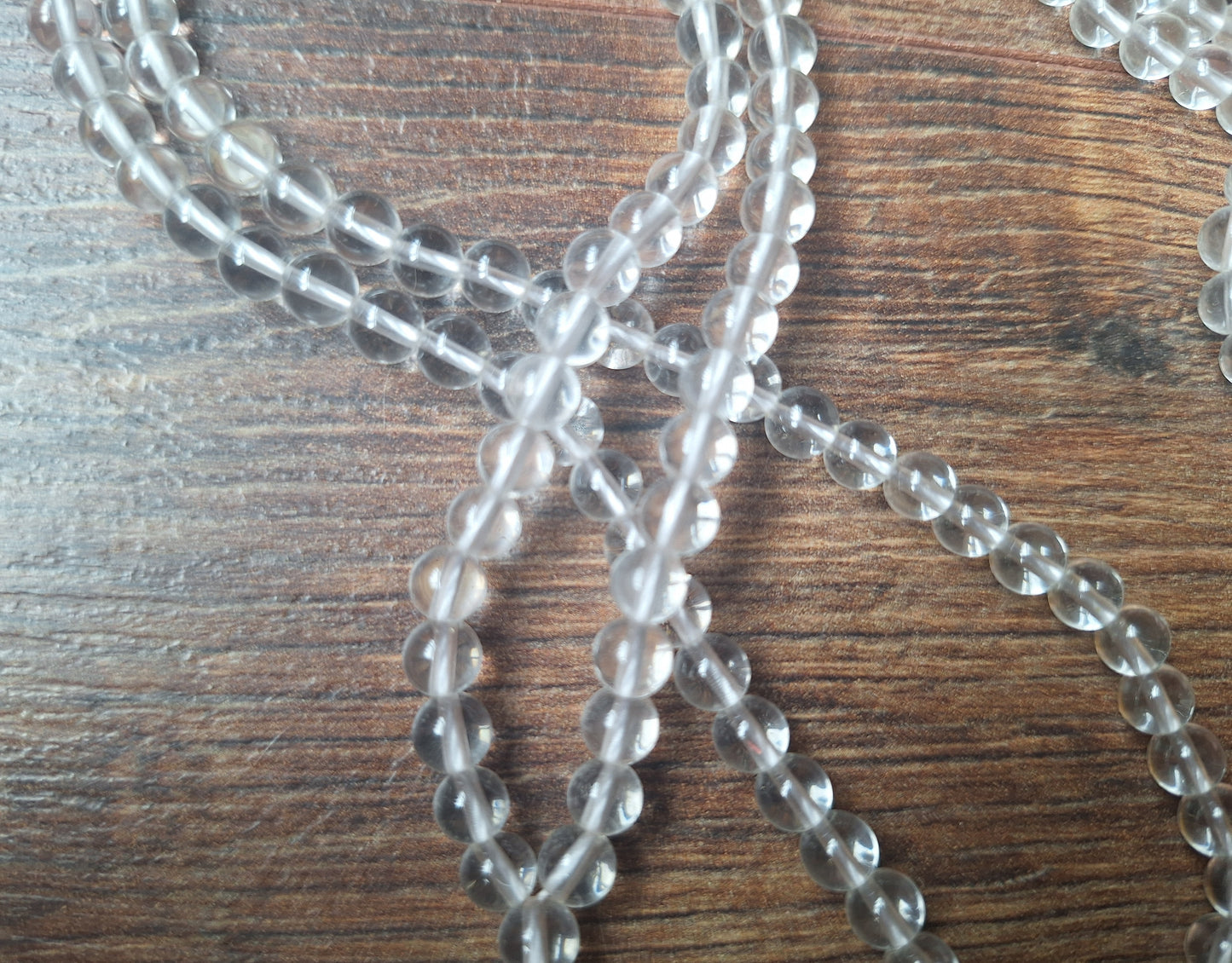 Quartz crystal mala