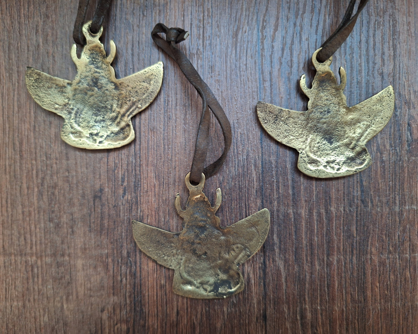Vintage bronze thogchag pendant Garuda