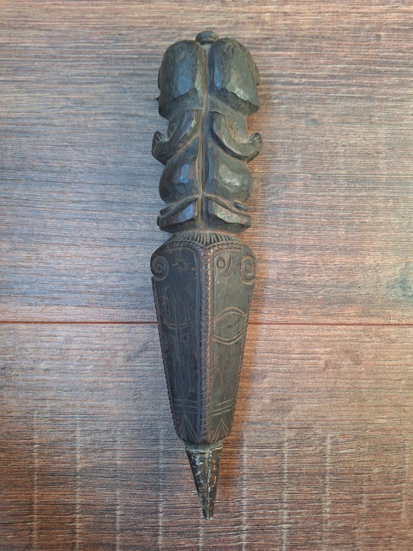 Old wooden phurba #53