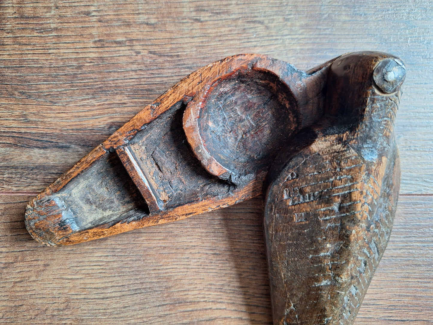 Antique Indian wooden tikka box