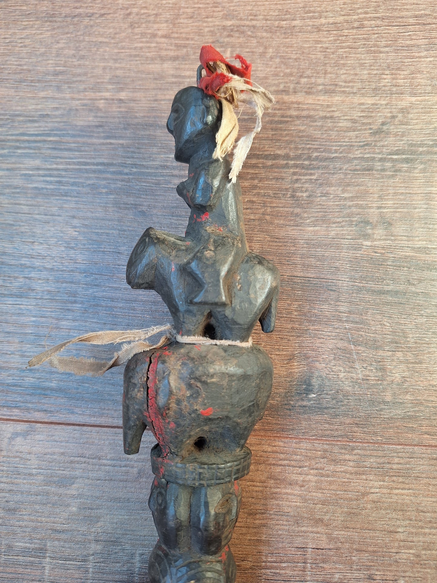 Antique wooden phurba #56