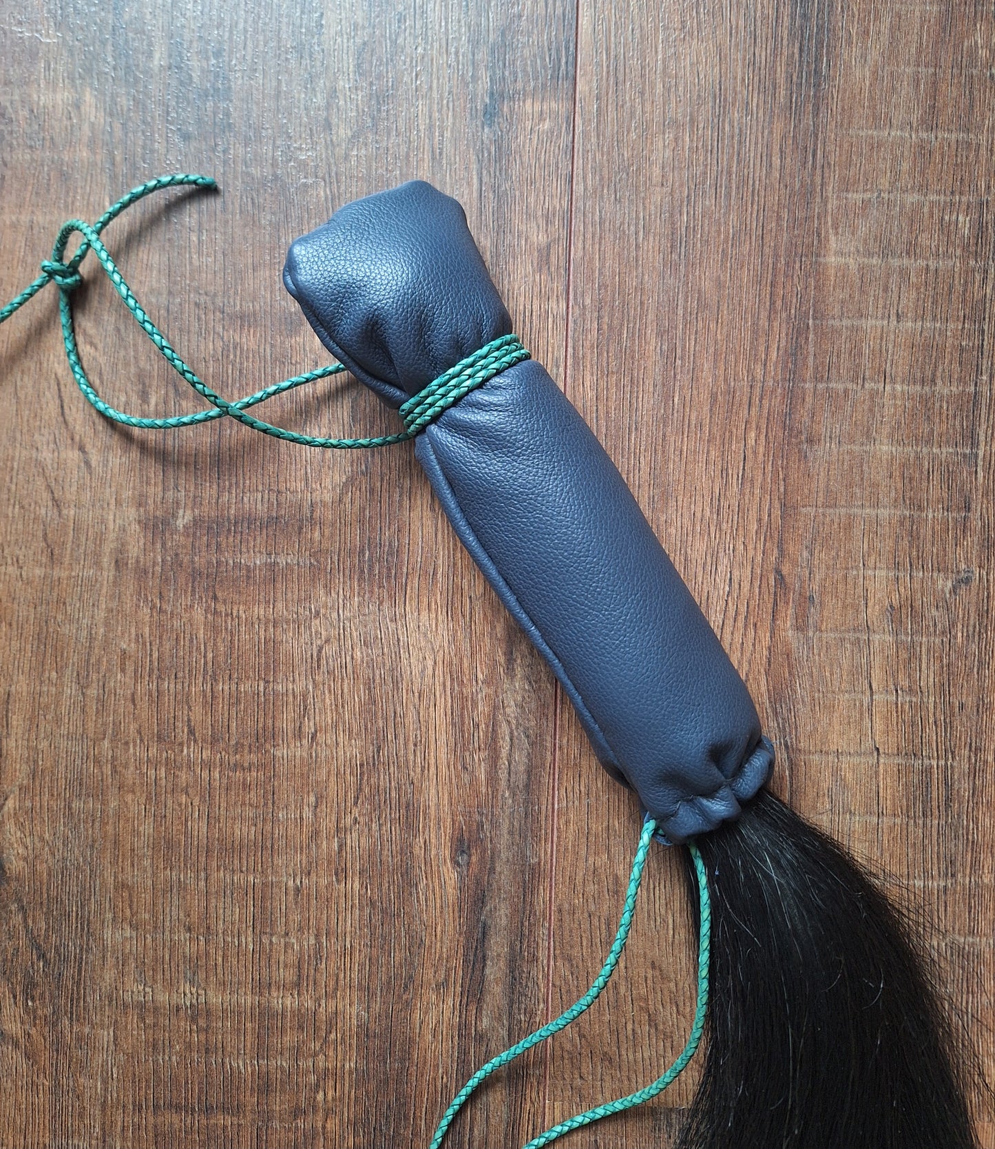 Horse tail shamanic whip