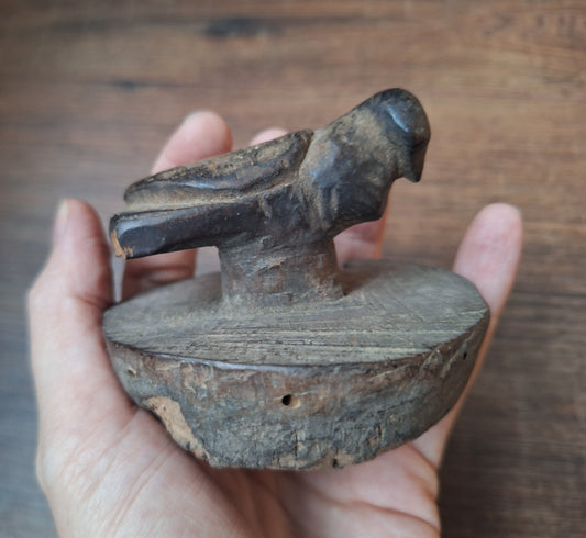 Antique Nepalese butter jar lid