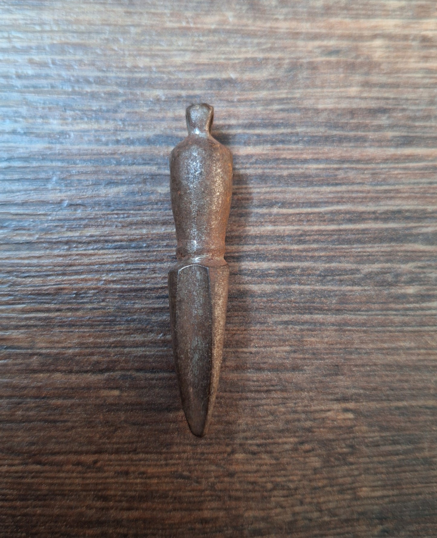 Old iron phurba pendant