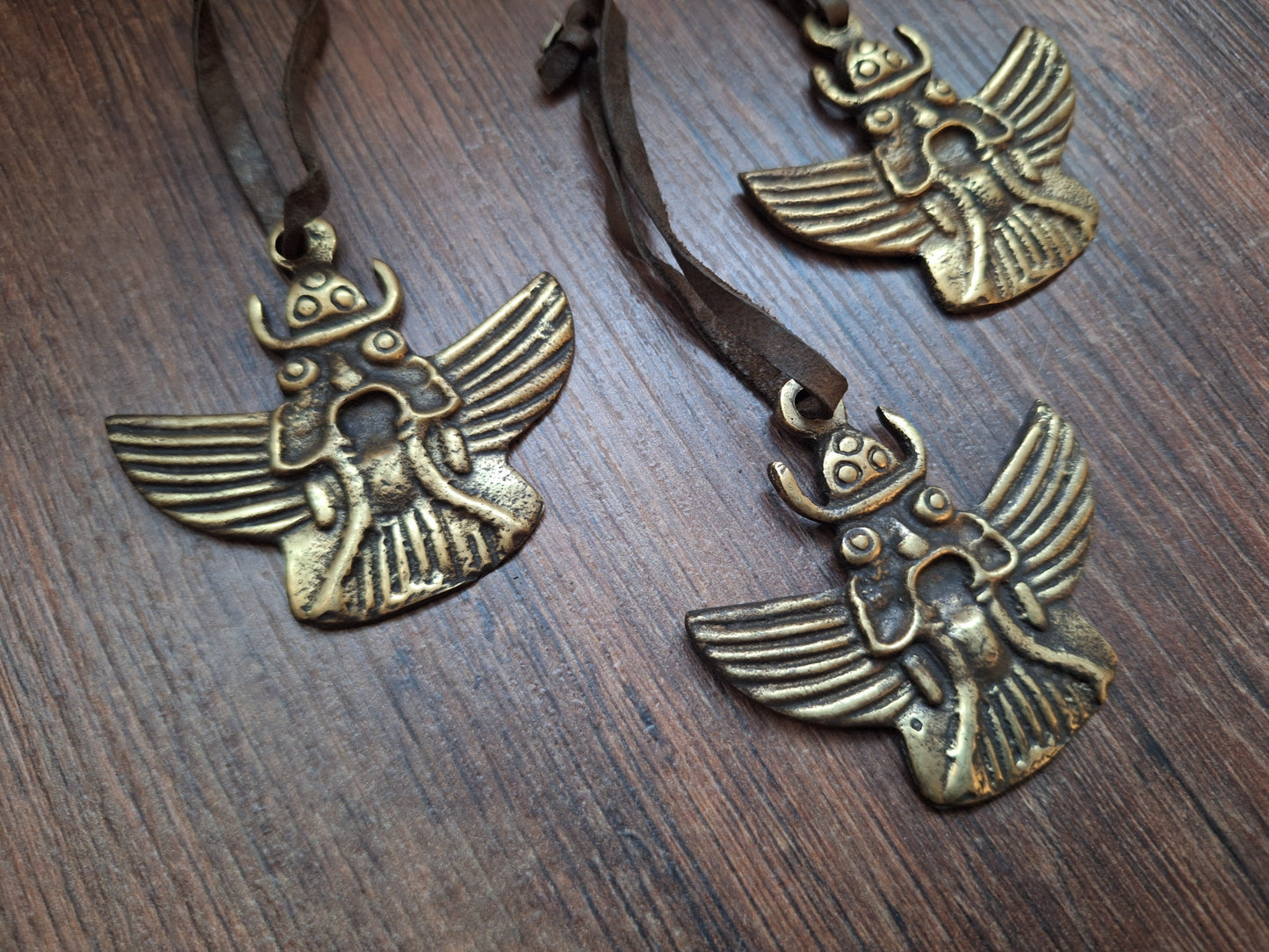 Vintage bronze thogchag pendant Garuda