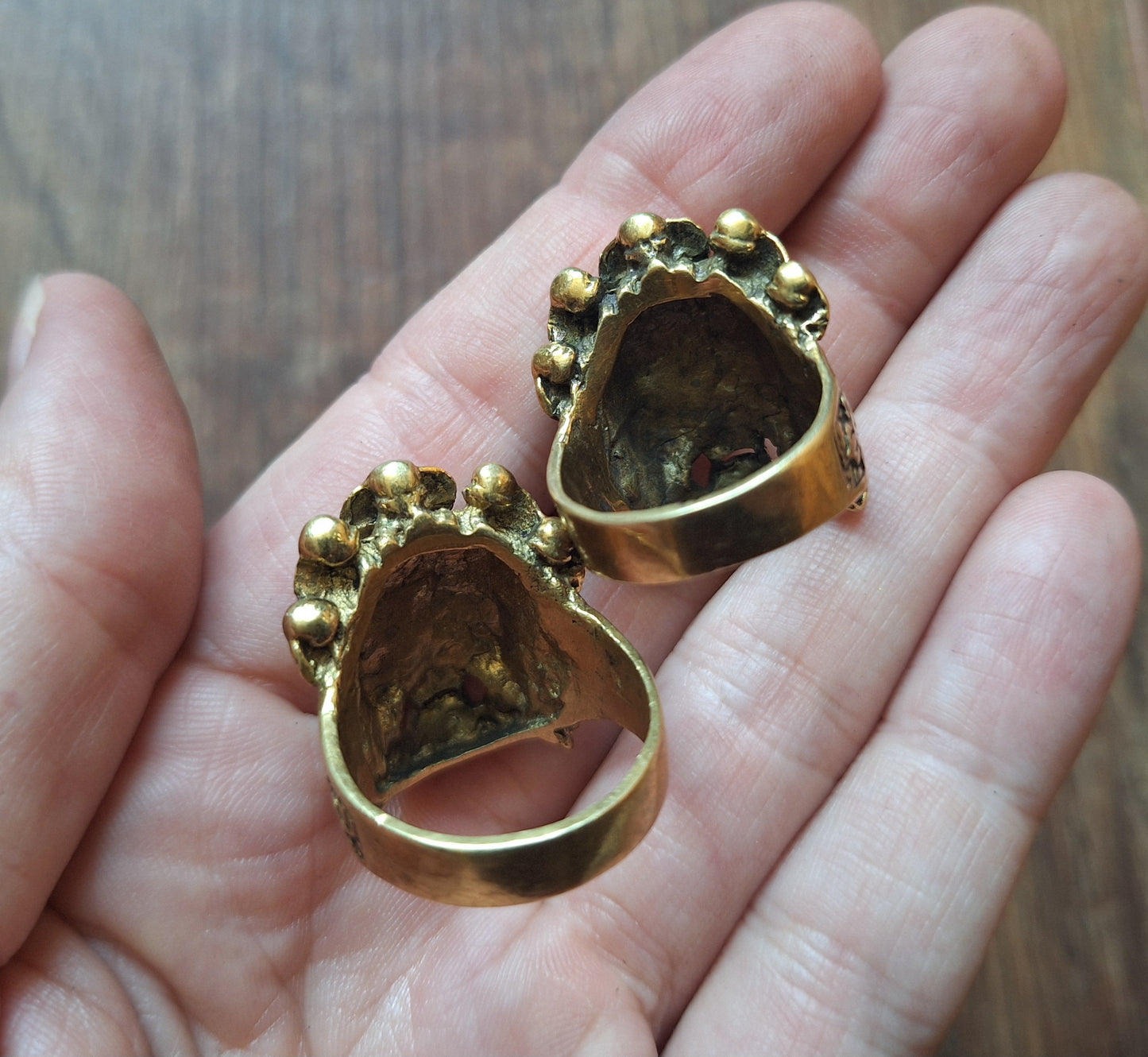 Brass Mahakala ring