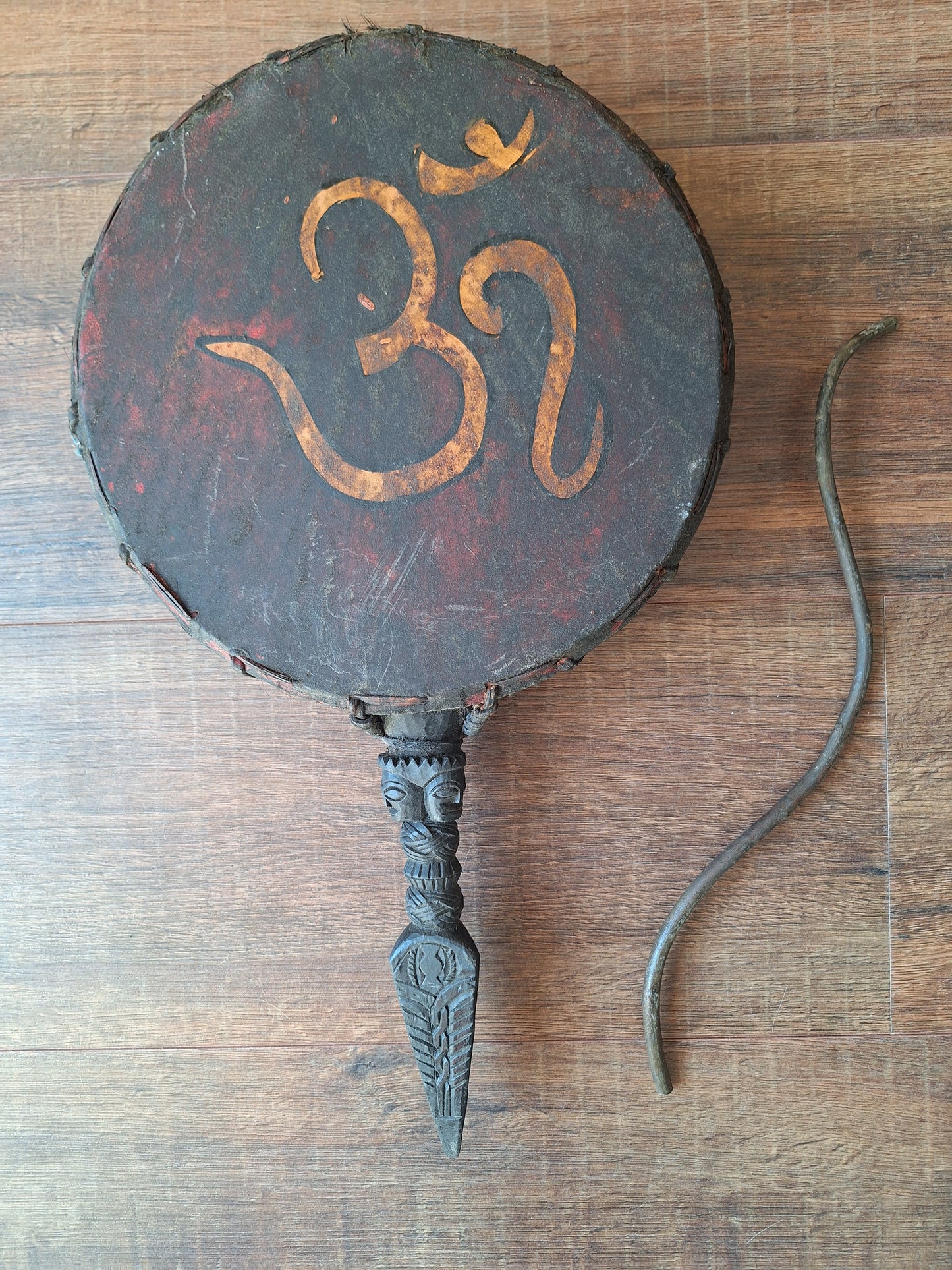 Old Nepalese dhyangro drum #10