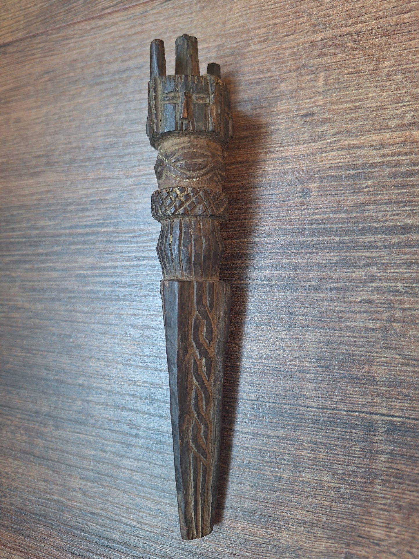 Antique wooden phurba #58
